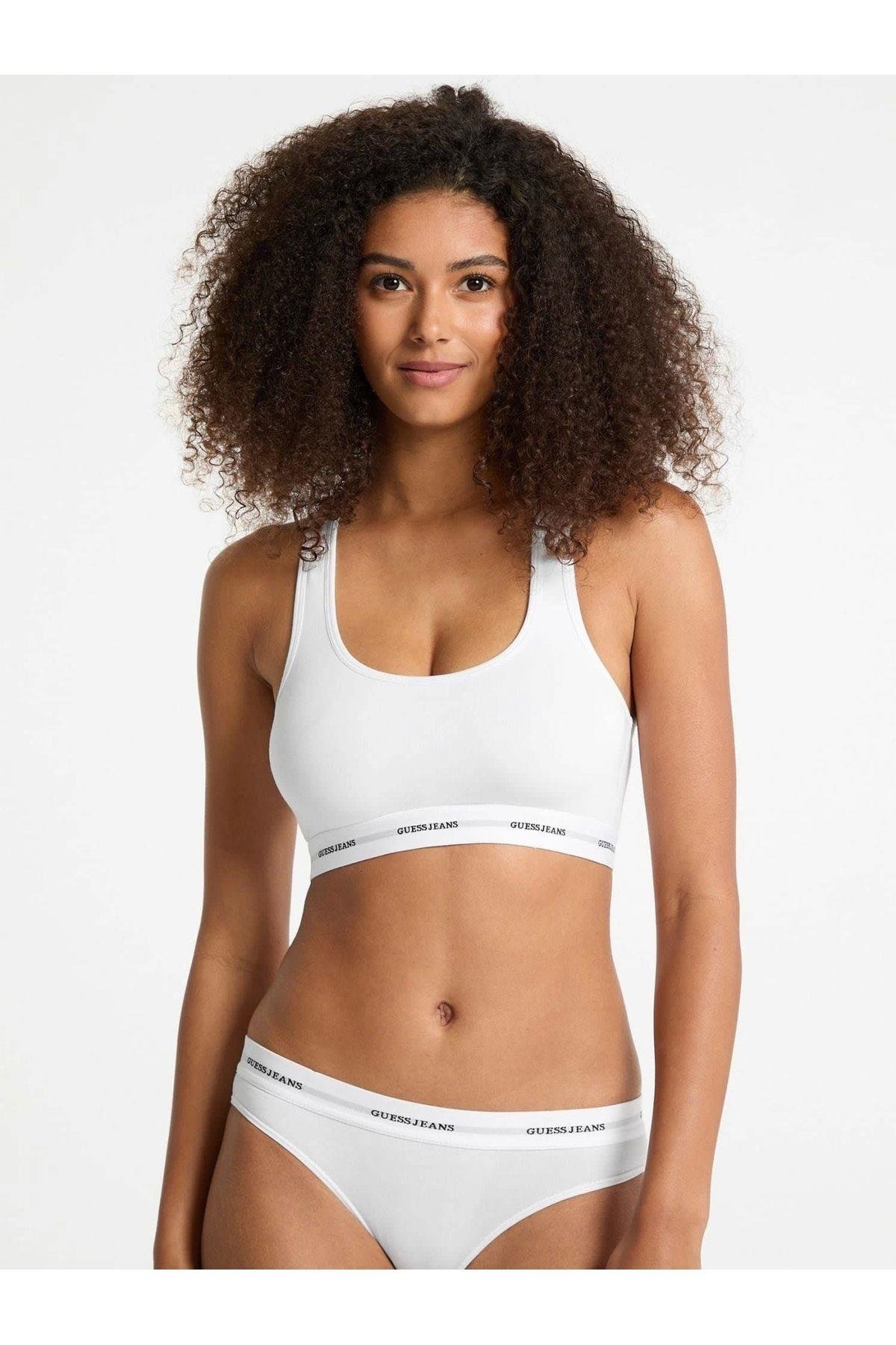 Jeans Gj Bralette Kadın Beyaz Iç Çamaşırı W4bz31kbbu1-g011