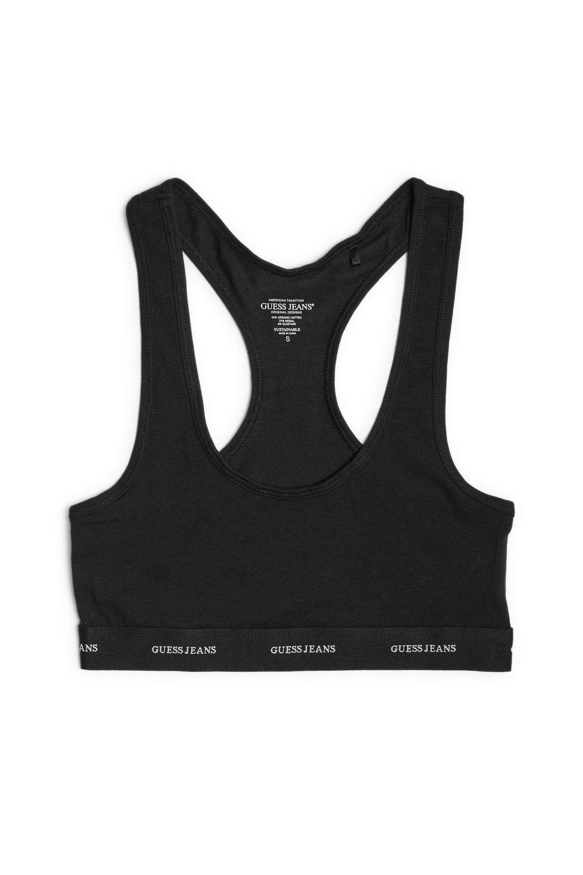 Jeans Gj Bralette Kadın Siyah Iç Çamaşırı W4bz31kbbu1-jblk