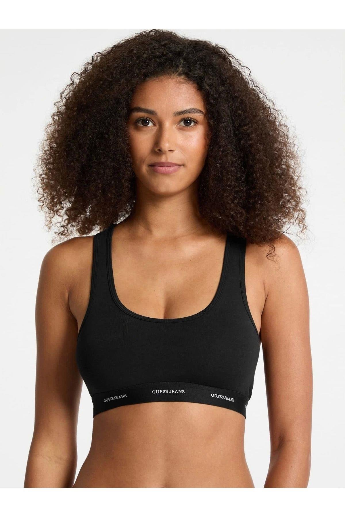 Jeans Gj Bralette Kadın Siyah Iç Çamaşırı W4bz31kbbu1-jblk