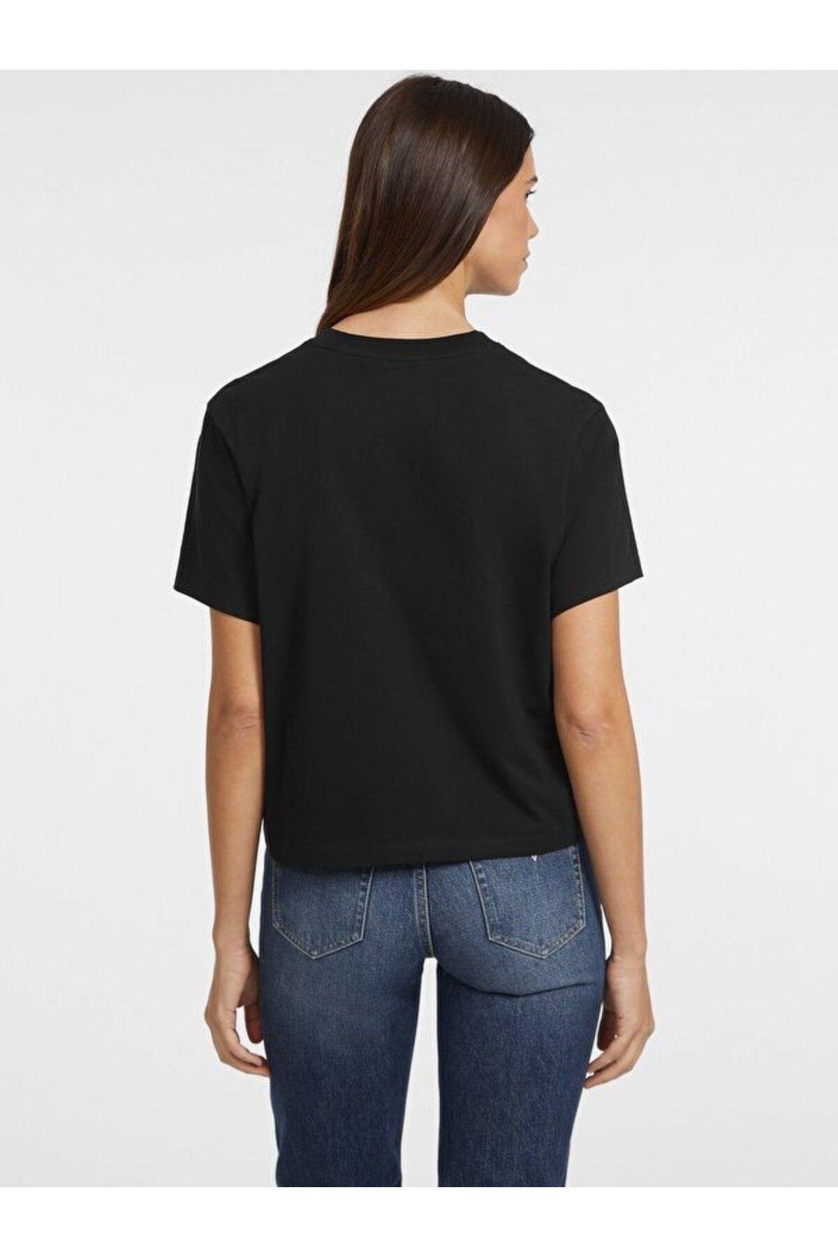 Jeans Kadın Boxy Fit T-shirt