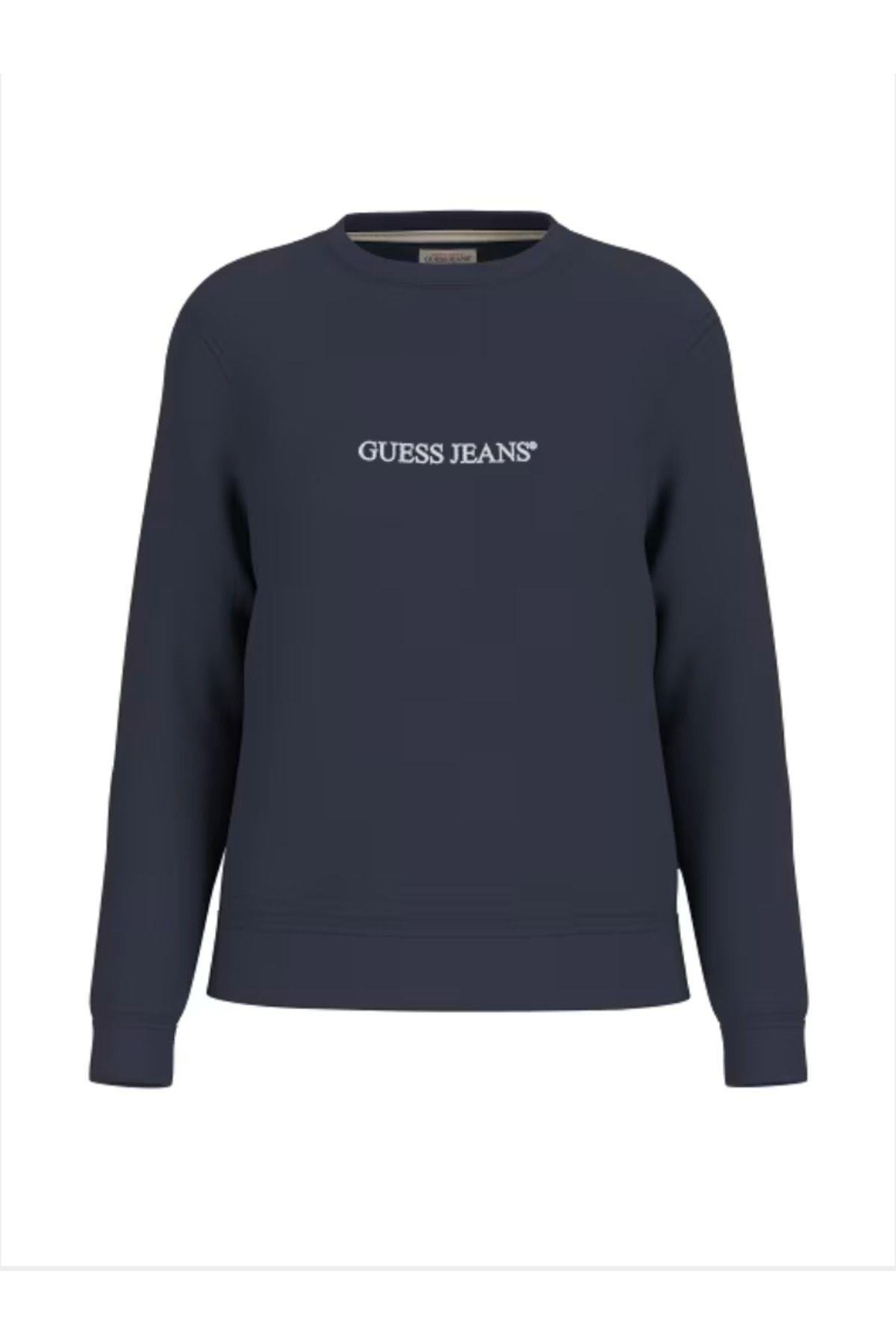 Jeans Kadın Marka Logolu GJ CN REG LOGO EMB SWEATSHIRT W4YQ10