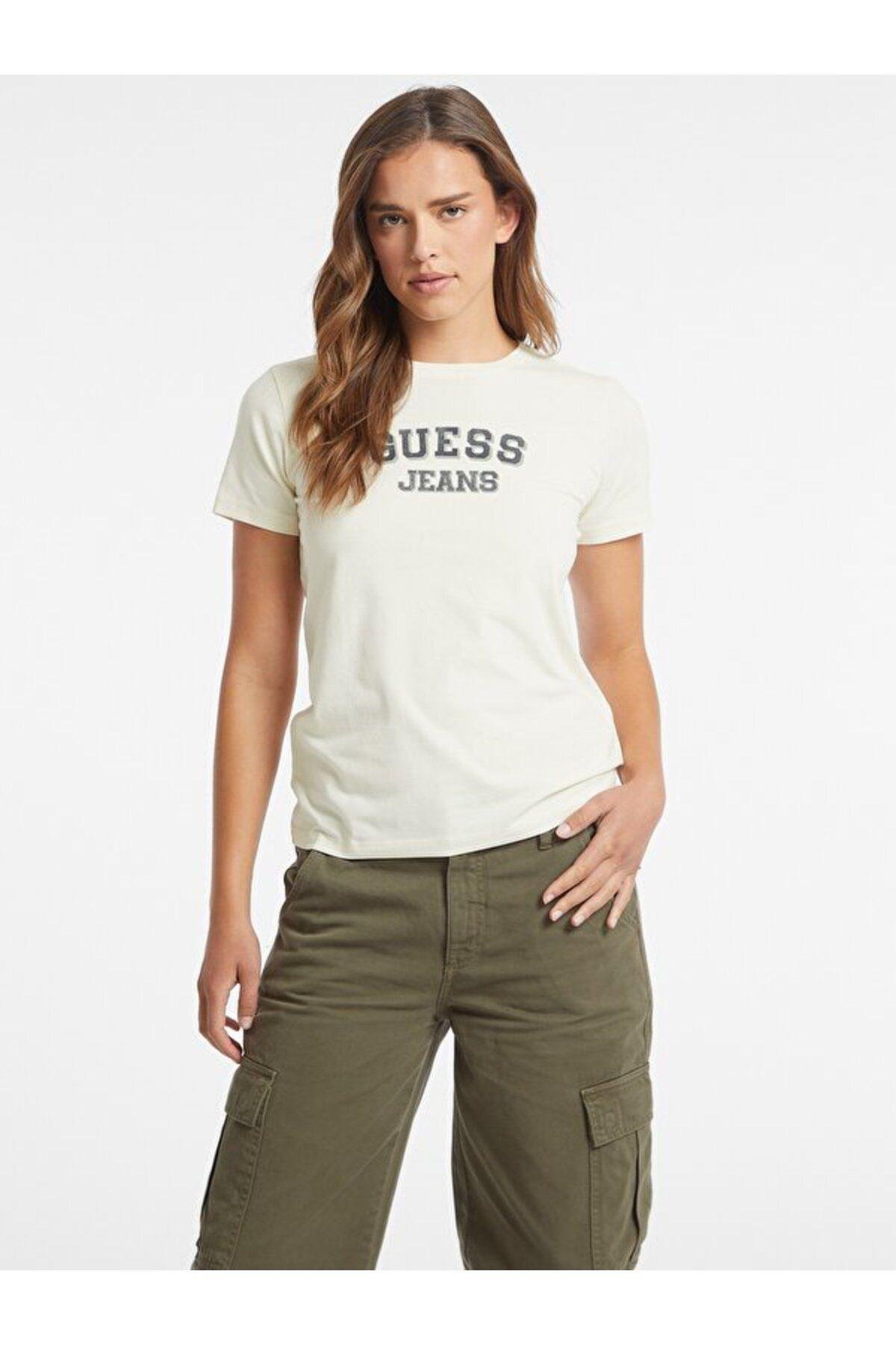 Jeans Kadın Regular Fit T-shirt