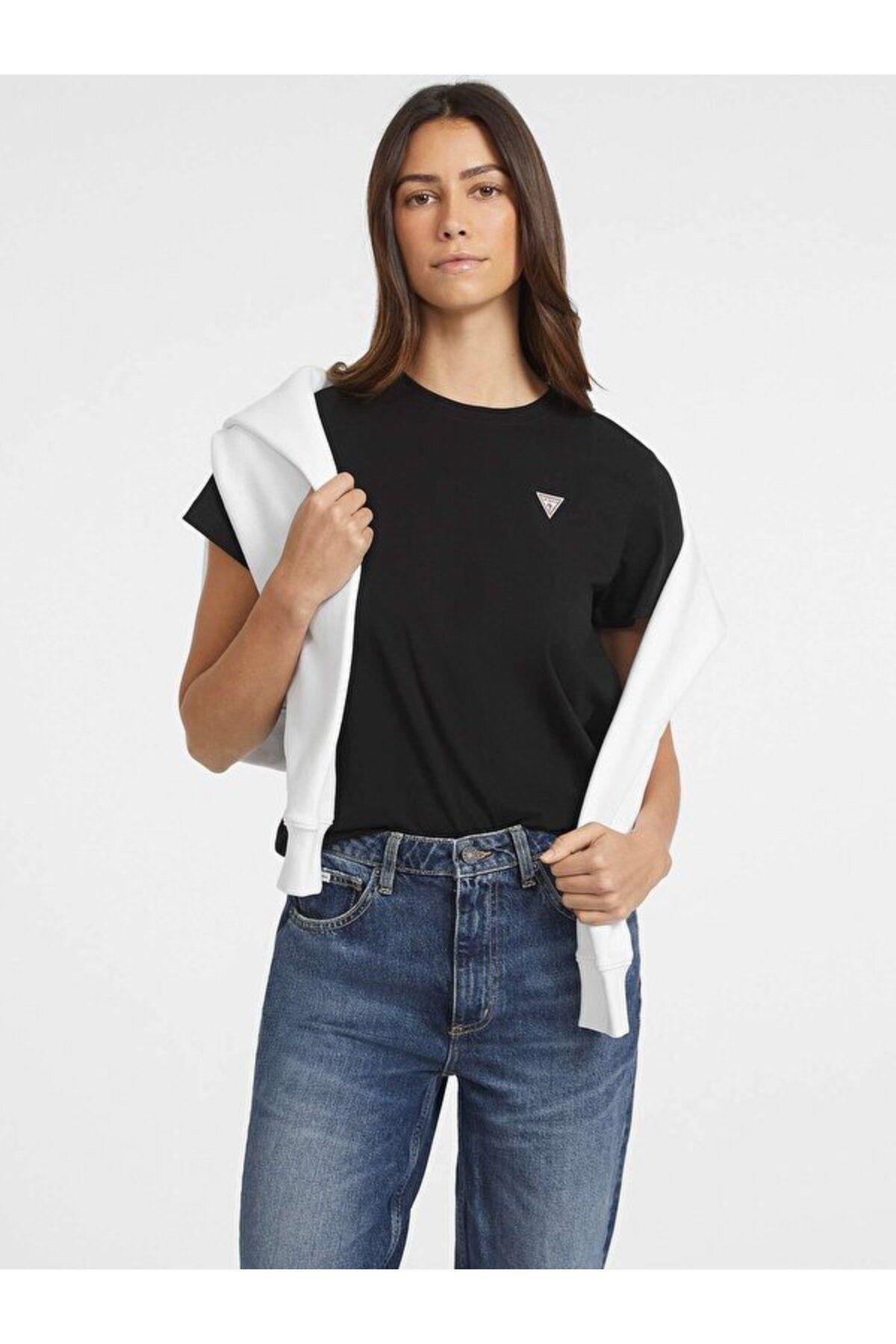 Jeans Kadın Slim Fit T-shirt