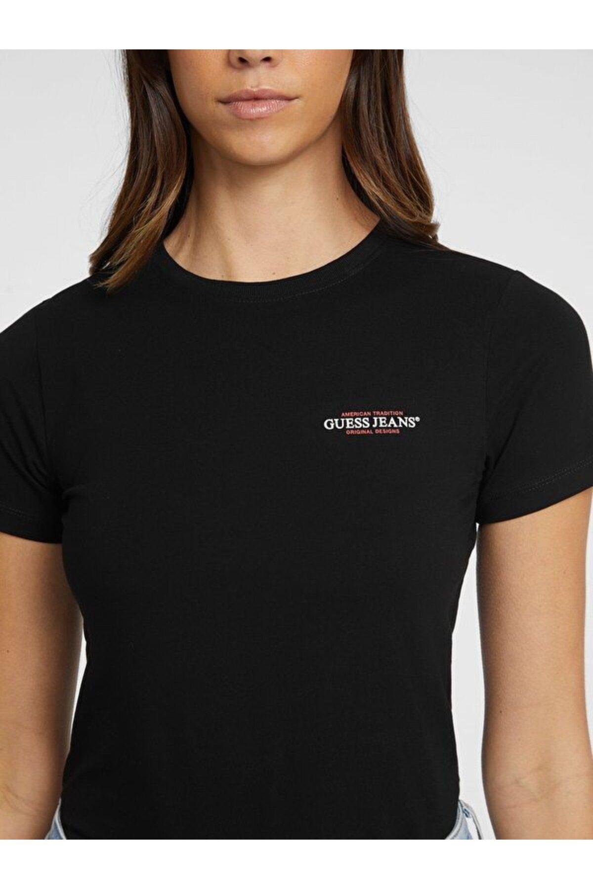 Jeans Kadın Slim Fit T-shirt
