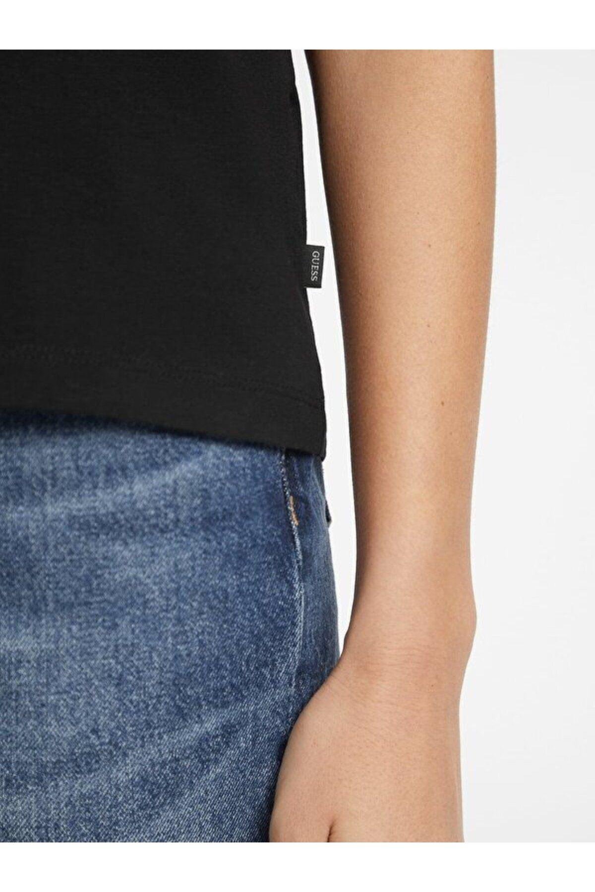 Jeans Kadın Slim Fit T-shirt