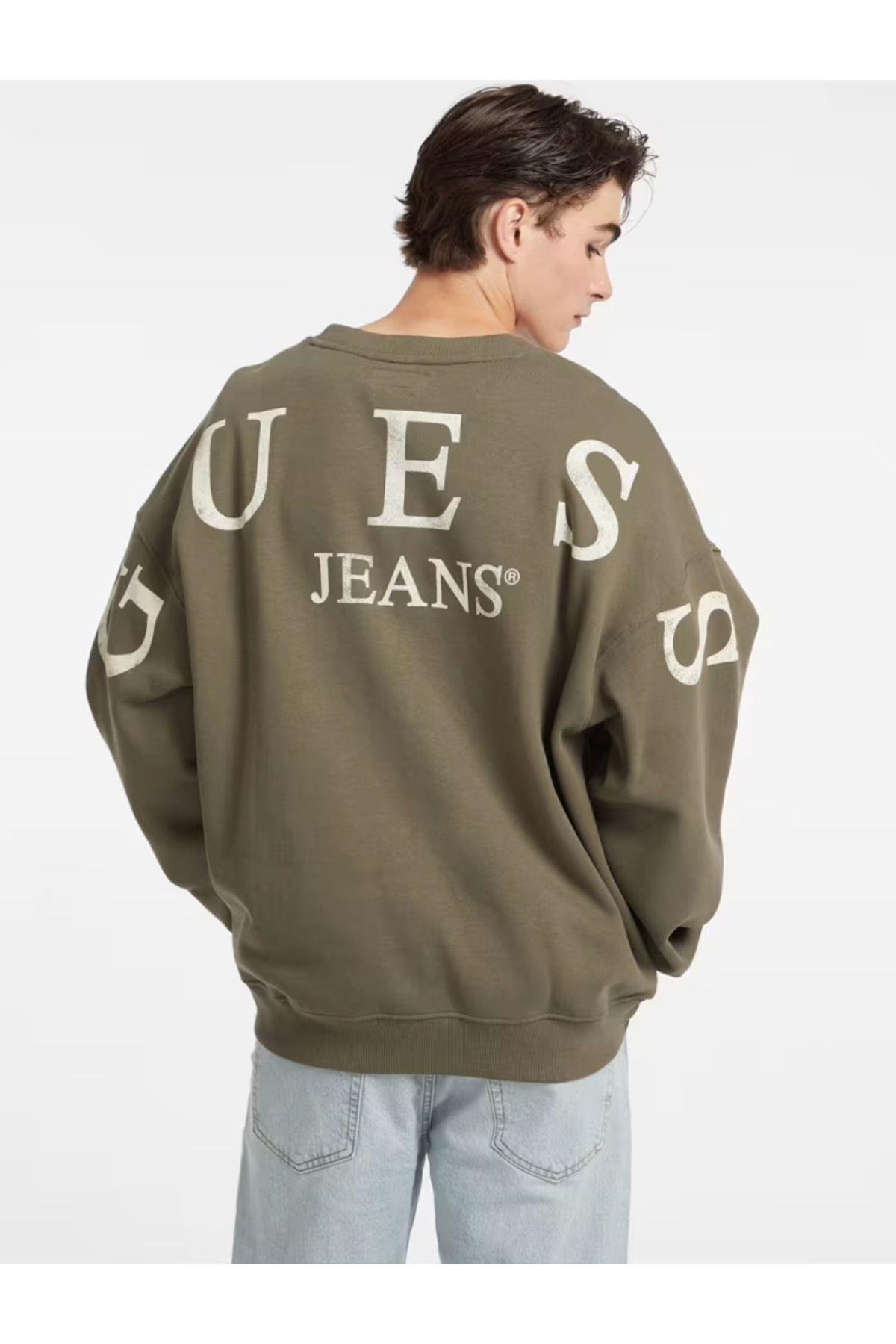 Jeans  Makro Logolu Bisiklet Yaka Sweatshirt M4BQ40