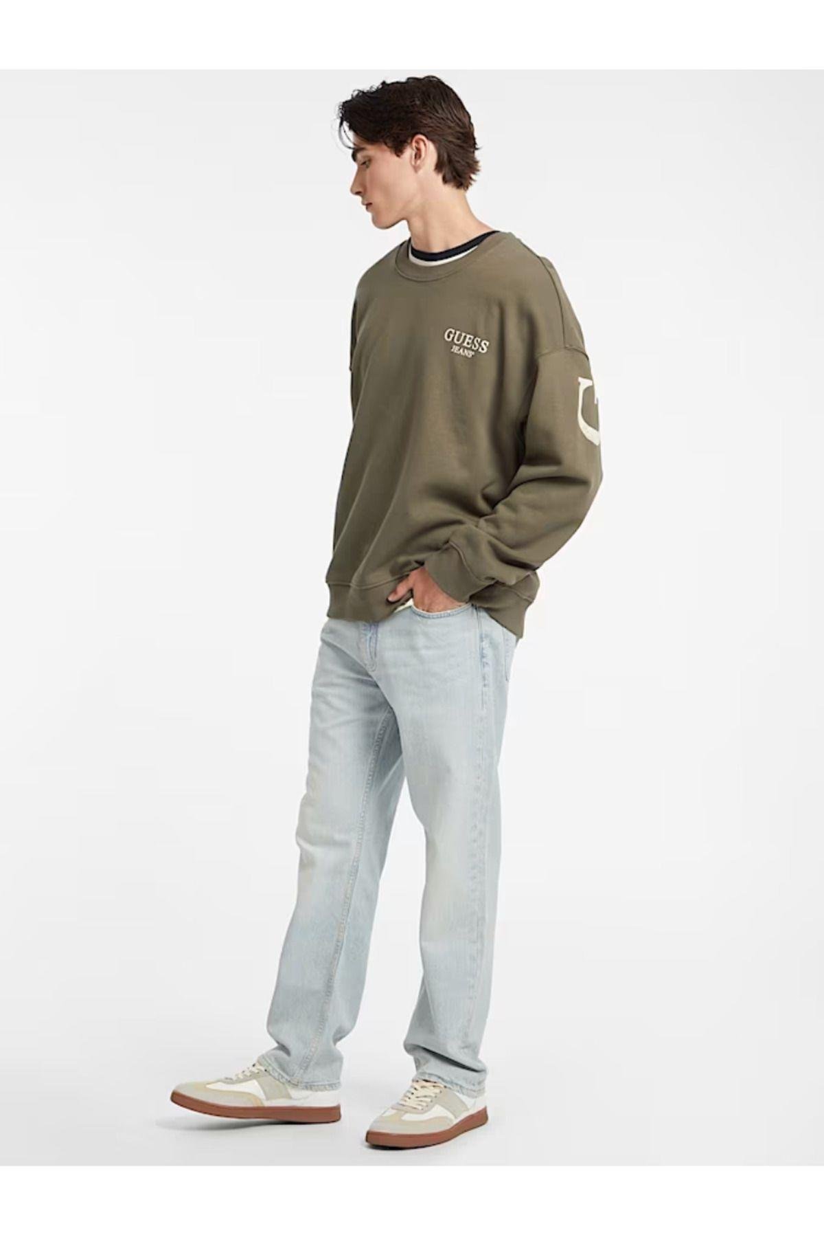 Jeans  Makro Logolu Bisiklet Yaka Sweatshirt M4BQ40