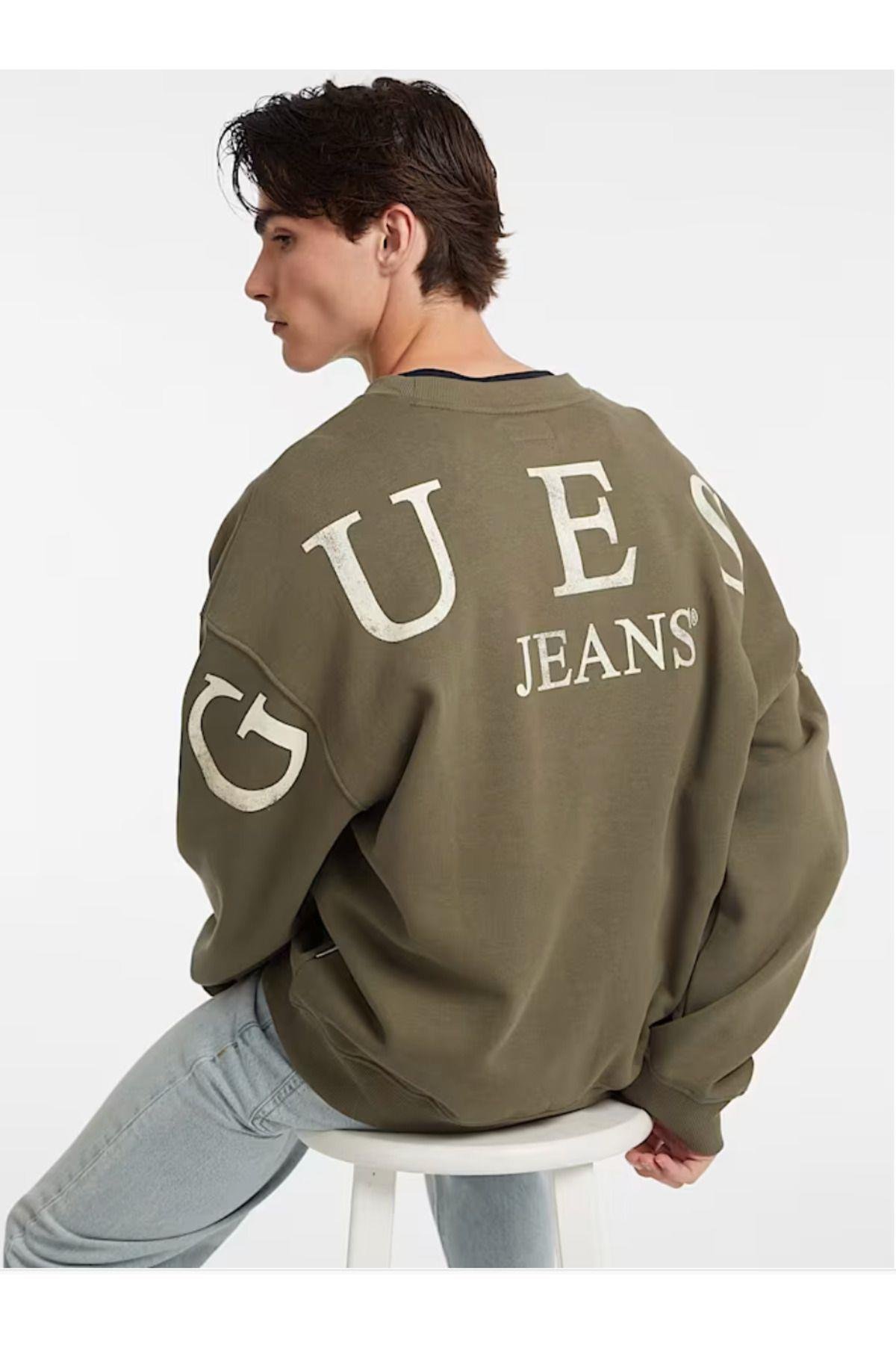 Jeans  Makro Logolu Bisiklet Yaka Sweatshirt M4BQ40