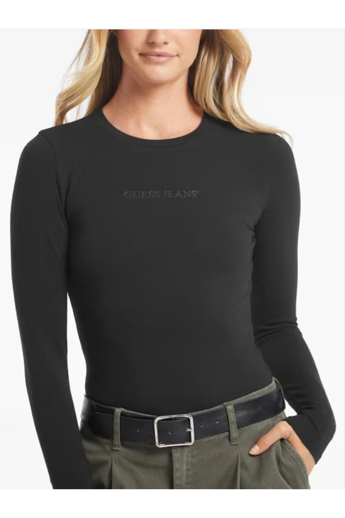 Jeans Nakış İşleme Logolu Body W4BP41