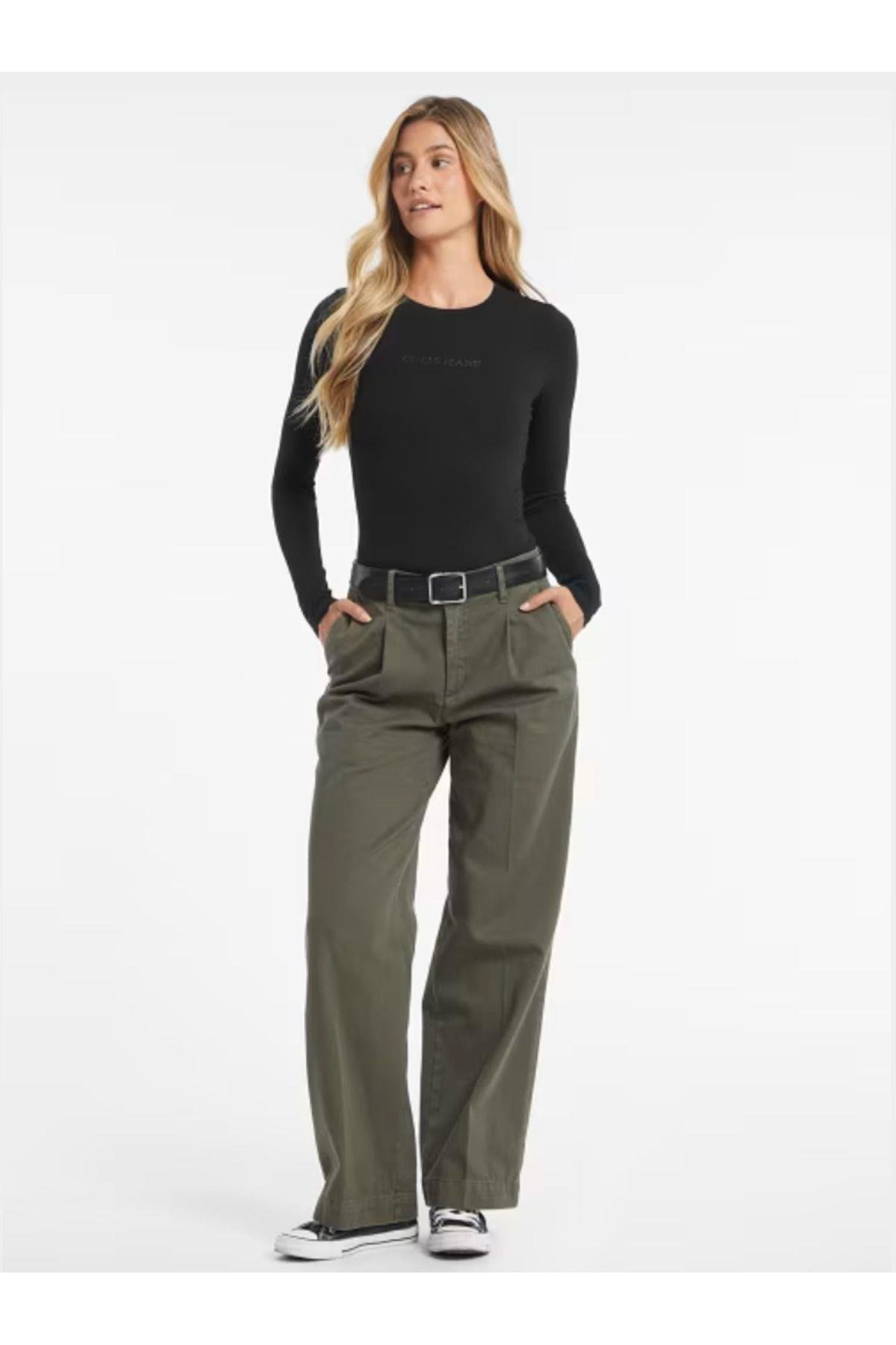 Jeans Nakış İşleme Logolu Body W4BP41