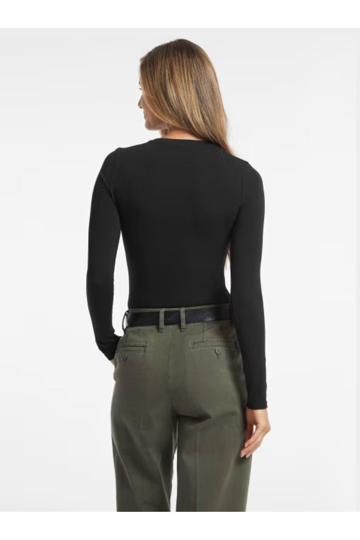 Jeans Nakış İşleme Logolu Body W4BP41
