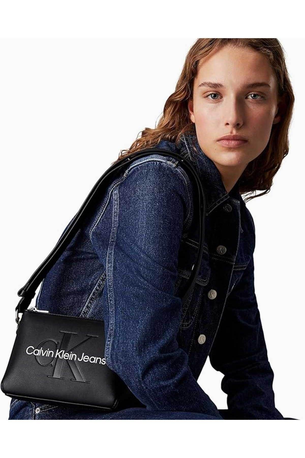 Jeans Sculpted Camera Pouch Çapraz Askılı Çanta