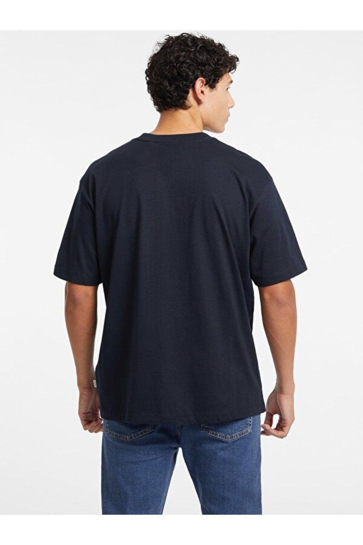 Jeans Siyah Erkek T-Shirt M4BI78K8FQ4JBLK GJ SS CN OS VINTAGE