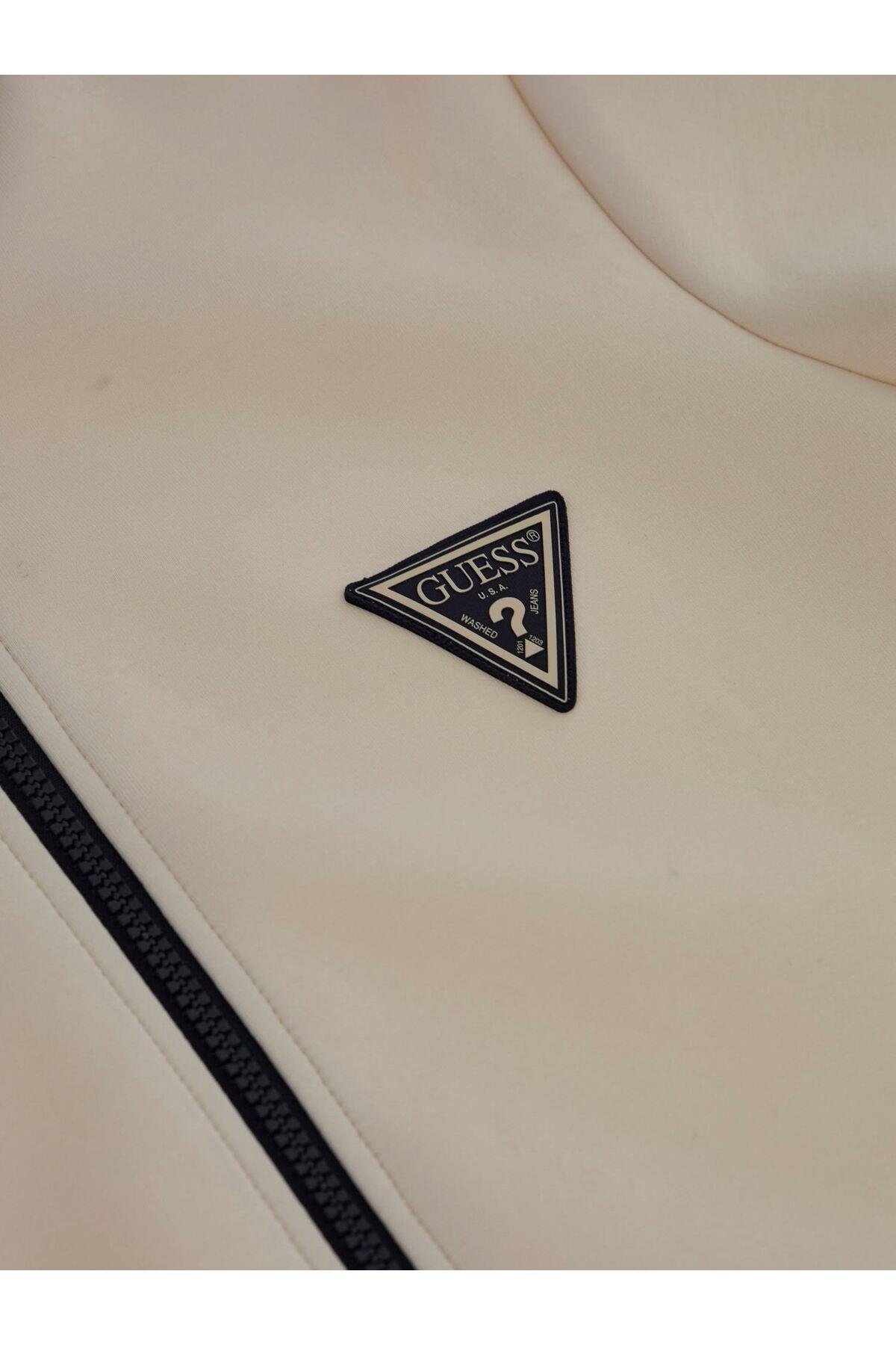 Kadın Ann Aktif Scuba Fermuarlı Sweatshirt - Krem