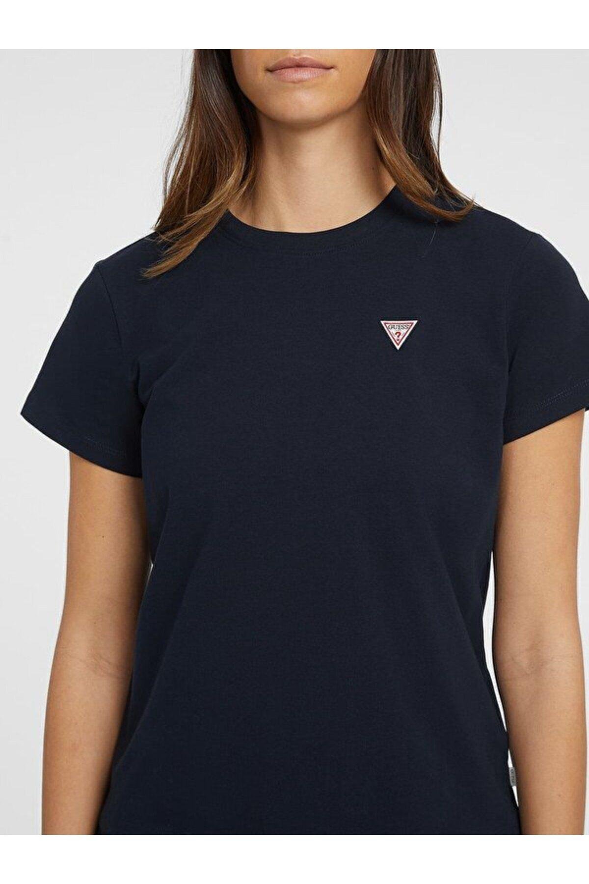 Kadın  Classic  Mini Üçgen Logolu T-Shirt