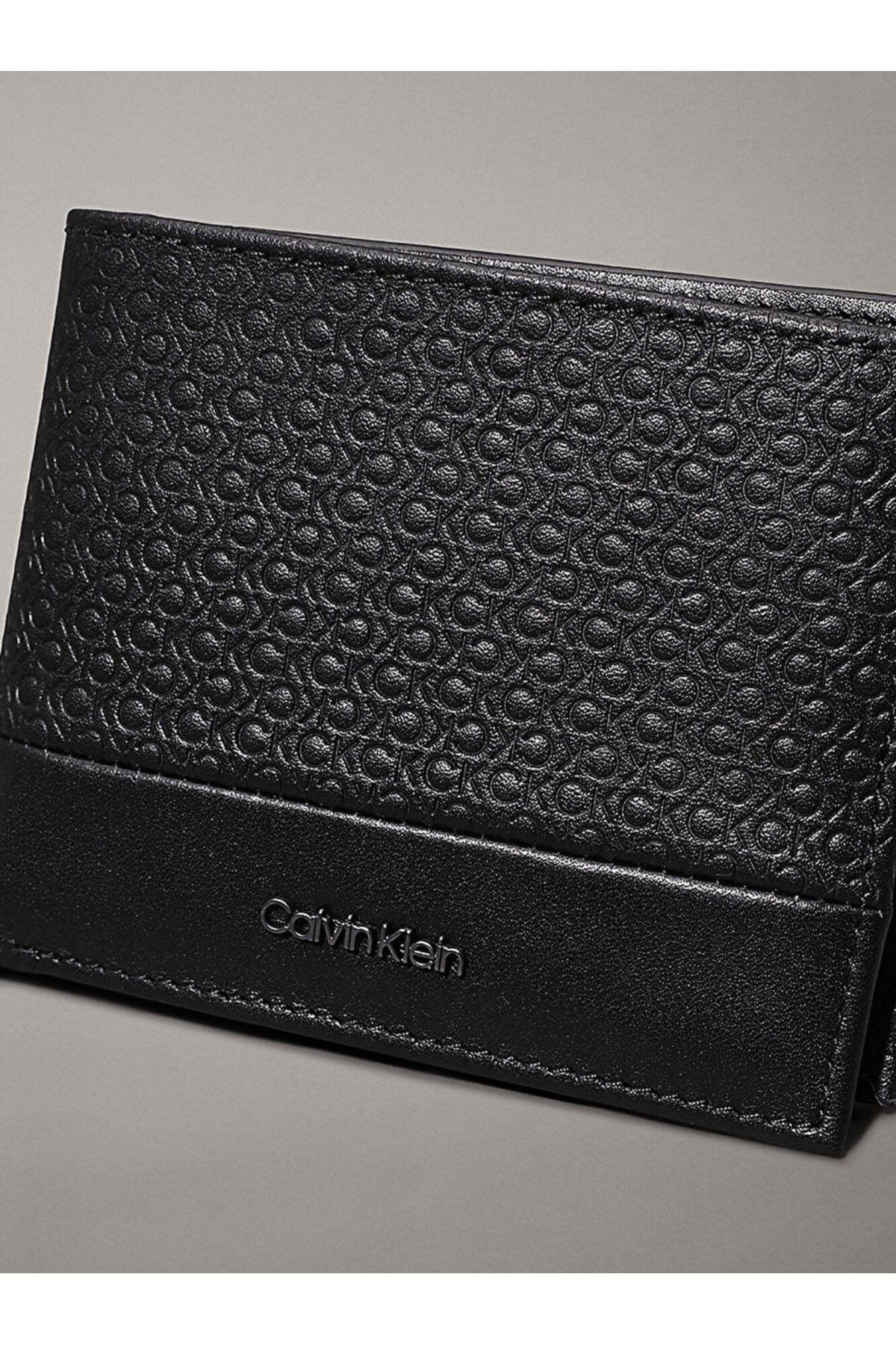 Logo Leather RFID Billfold Wallet Cüzdan