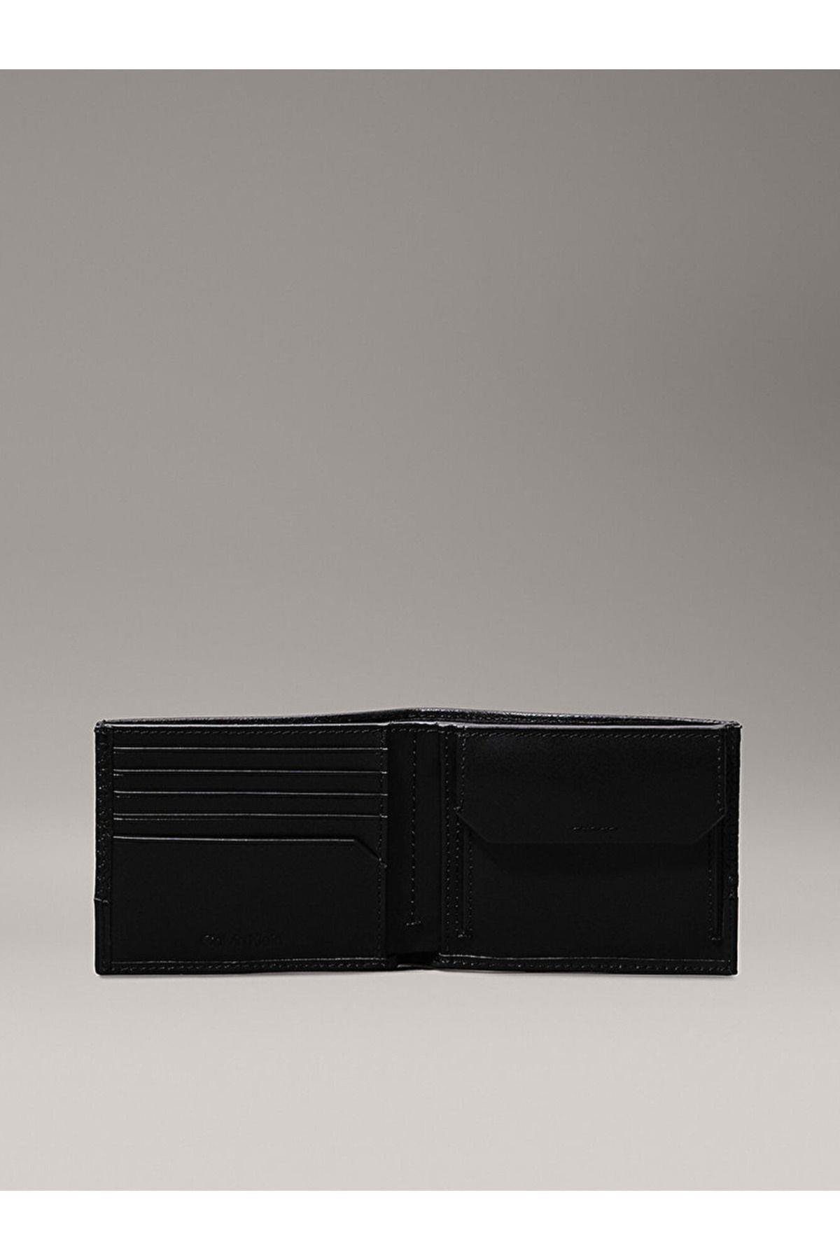 Logo Leather RFID Billfold Wallet Cüzdan