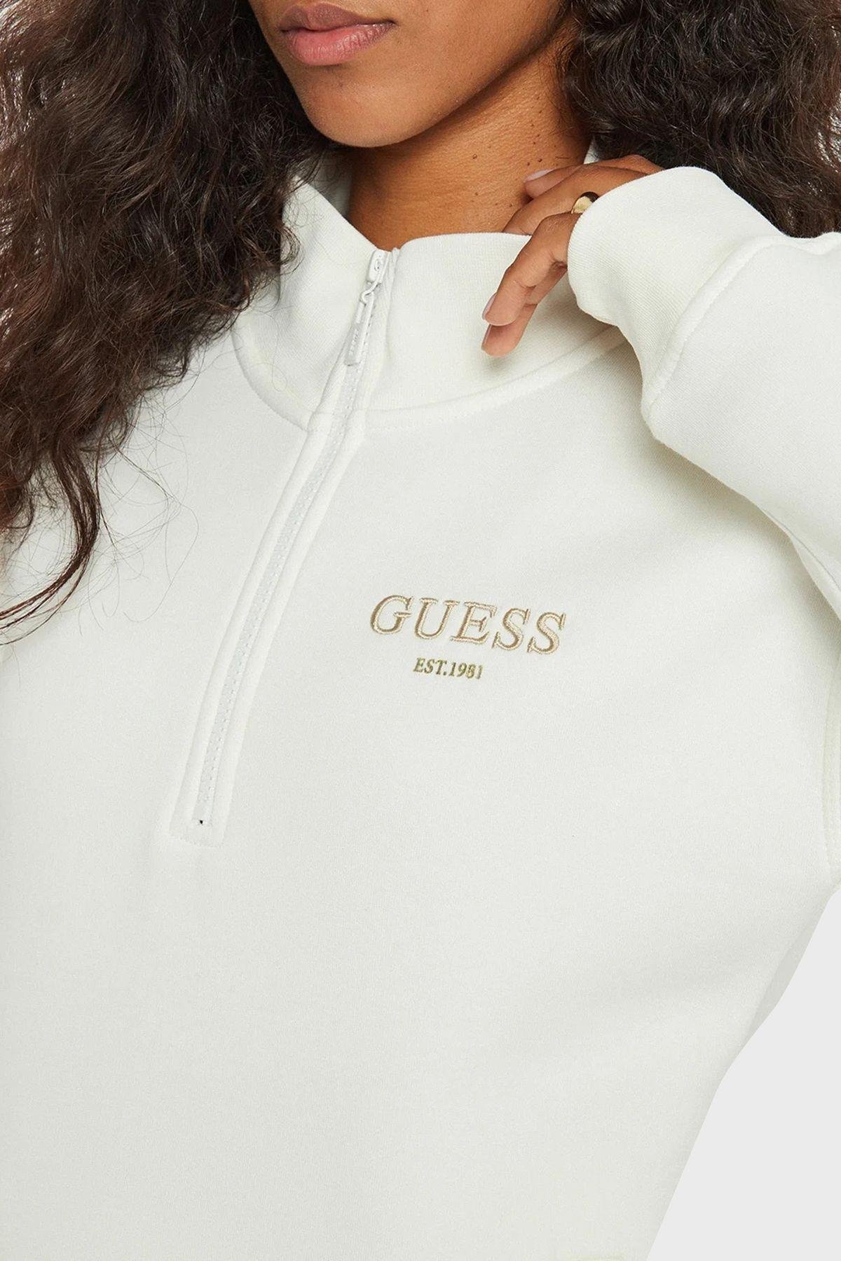 Midge Sweat Pamuklu Regular Fit Fermuarlı Dik Yaka V4BQ18KCHX0  SWEAT V4BQ18 KCHX0 G042