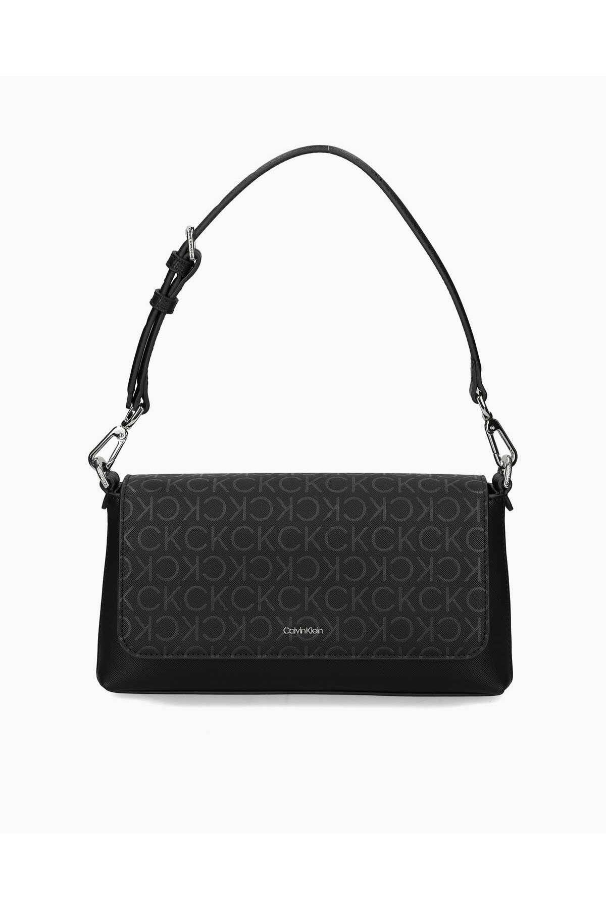 Must Monogram Baskılı Omuz Çantası