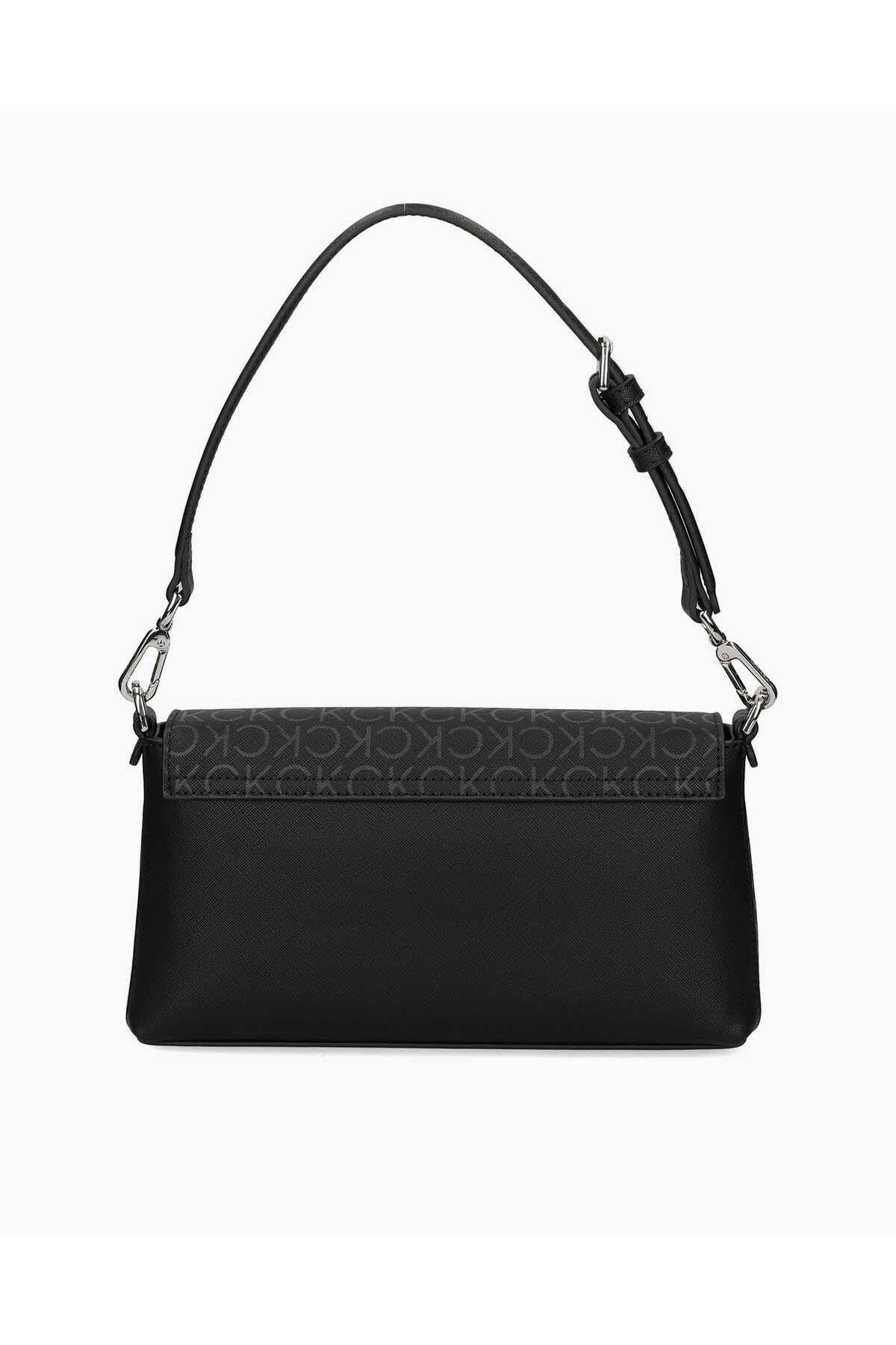 Must Monogram Baskılı Omuz Çantası