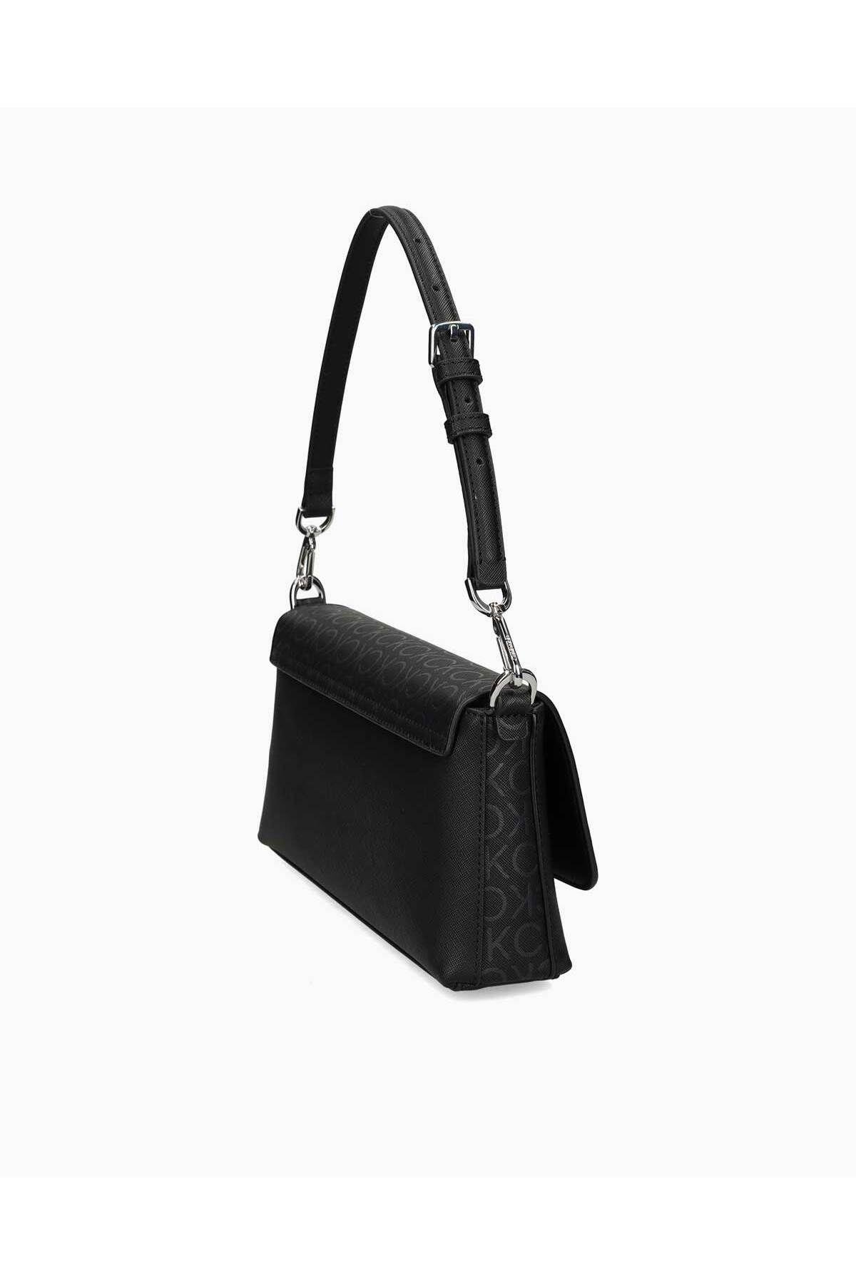 Must Monogram Baskılı Omuz Çantası