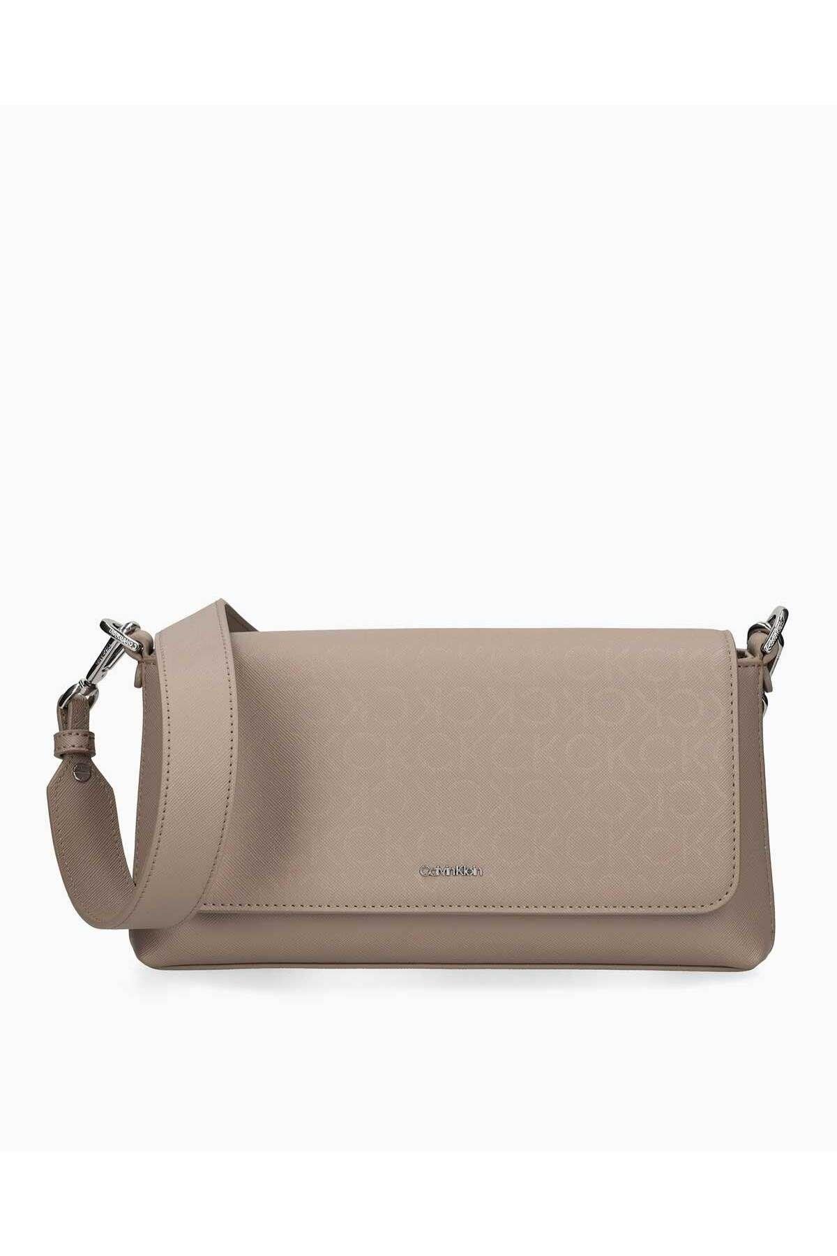 Must Monogram Baskılı Omuz Çantası
