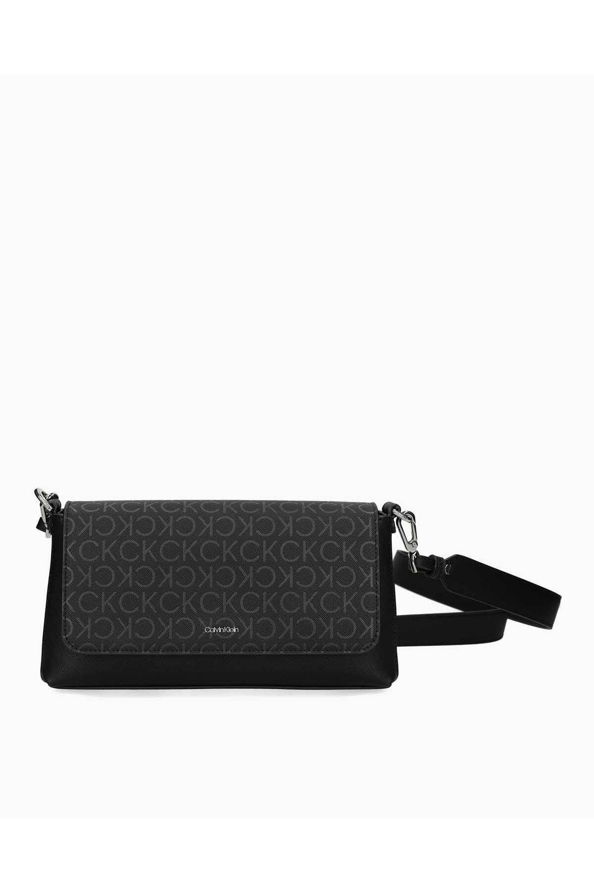 Must Monogram Baskılı Omuz Çantası