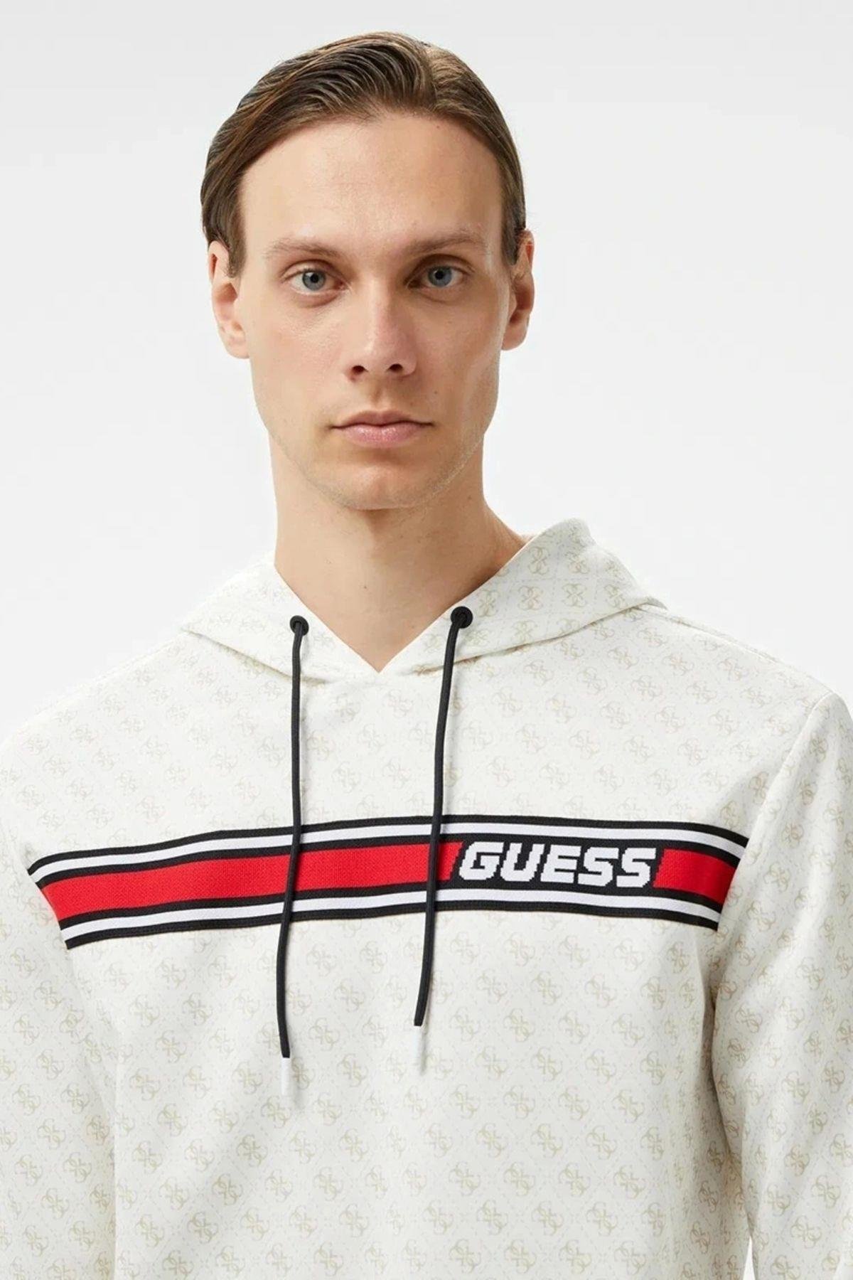New Korbın Hoodıe Sw Erkek Beyaz Sweatshirt Z4bq30fl04q-p05n