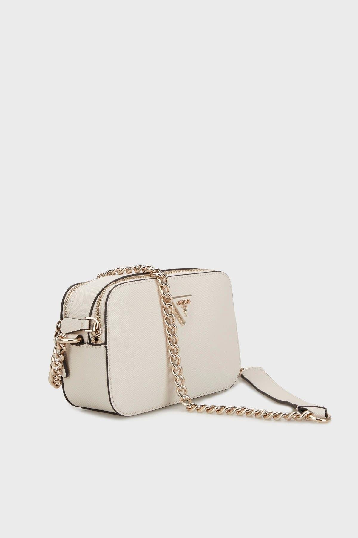 Noelle Crossbody Camera Kadın Ekru Çapraz Çanta Hwzg7879140-bon
