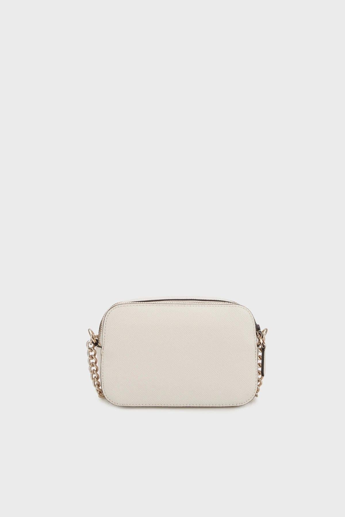 Noelle Crossbody Camera Kadın Ekru Çapraz Çanta Hwzg7879140-bon