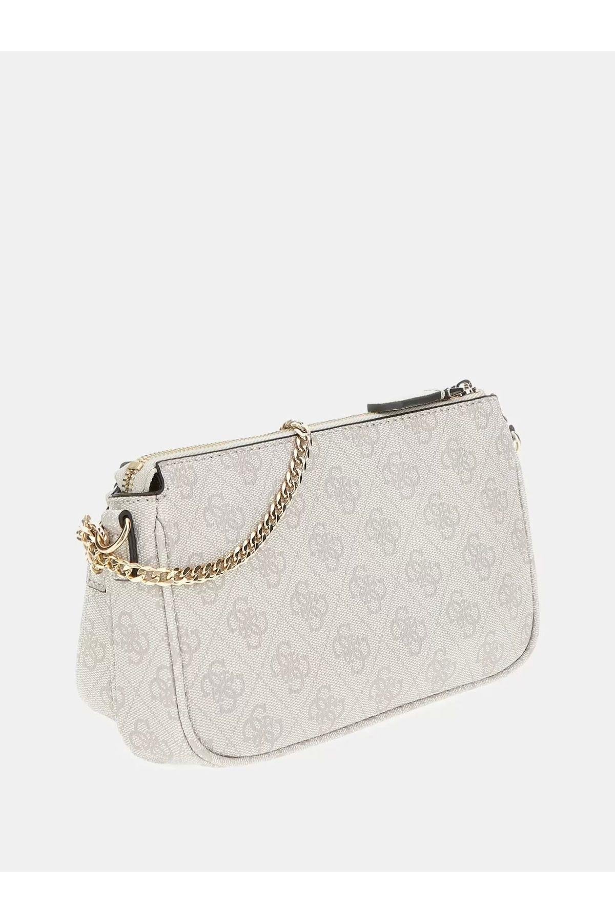 Noelle Dbl Pouch Crossbody Kadın Krem Çapraz Çanta Hwbd7879710-dvl