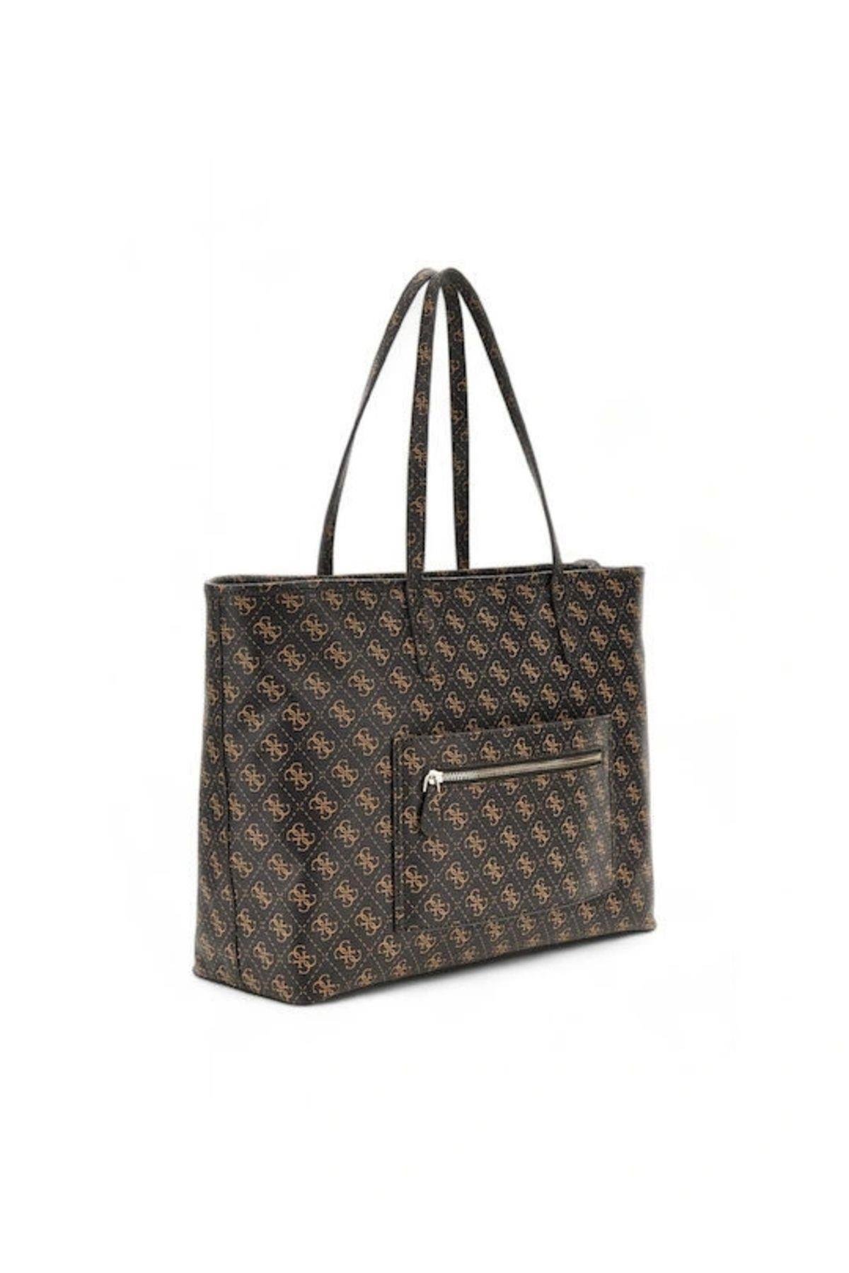 Power Play Large Tech Tote Kadın Kahverengi El Çantası Hwqg9006240-bnl