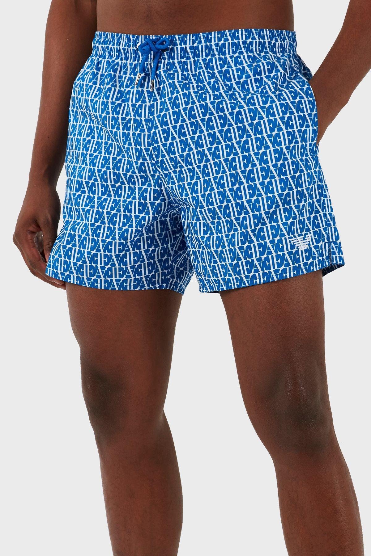 Regular Fit Cepli Mayo Short Erkek MAYO SHORT 211740 4R436 06833