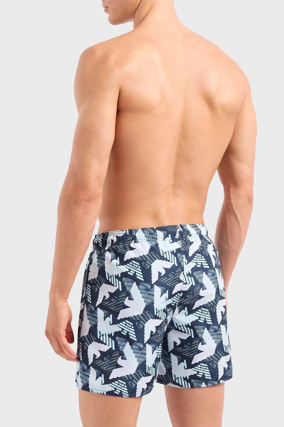 Regular Fit Cepli Mayo Short Erkek MAYO SHORT 211740 4R444 62736
