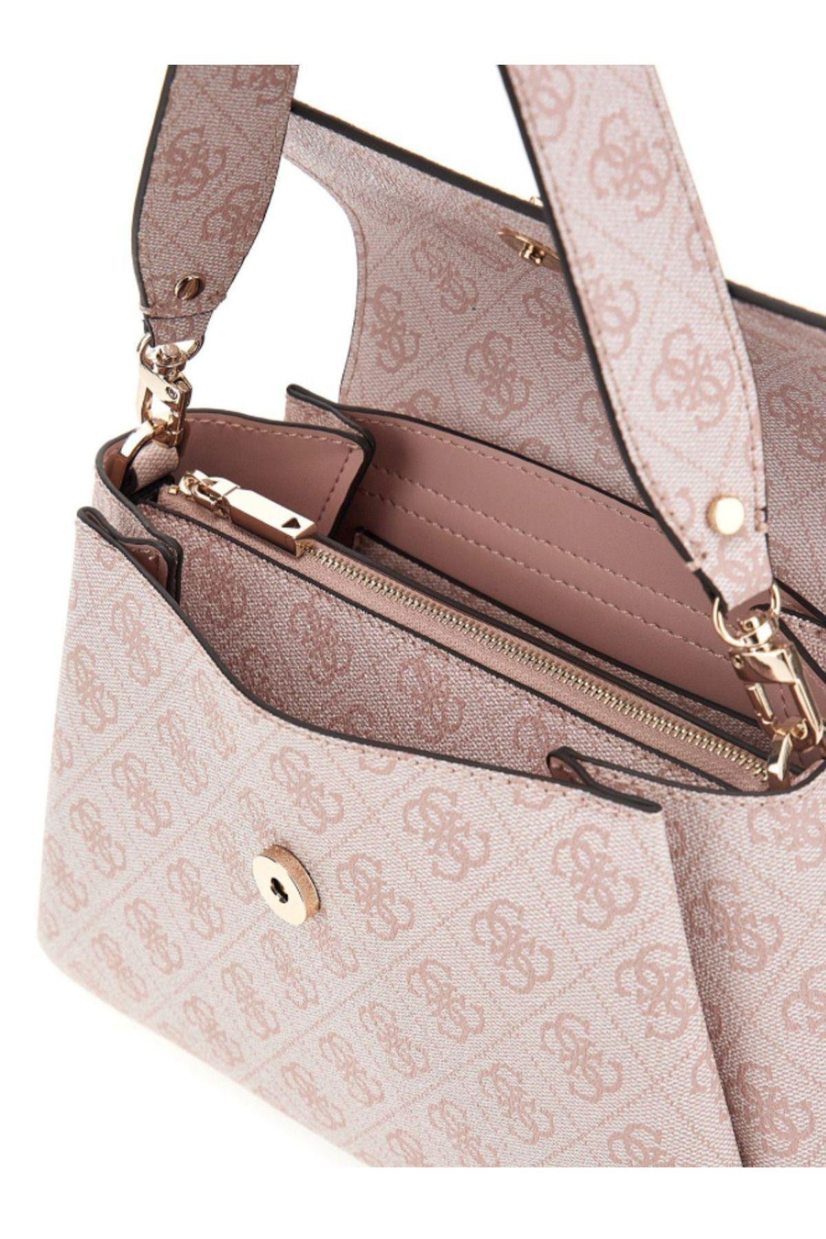 Sora Dusty Rose Kadın Marka Logolu Omuz Çantası SG950720 Toz Pembe