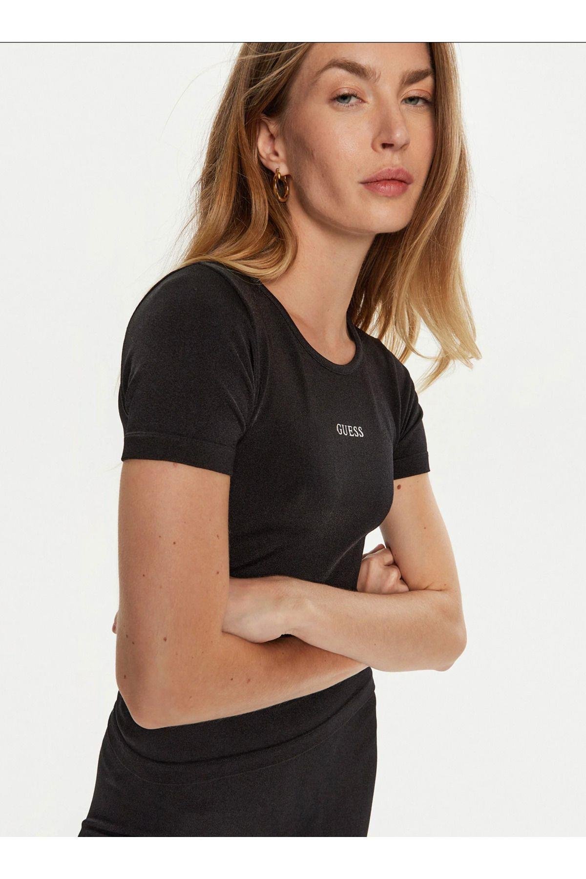 STACIE Marka Logolu Kadın T-Shirt SEAMLESS SS T V4BP08