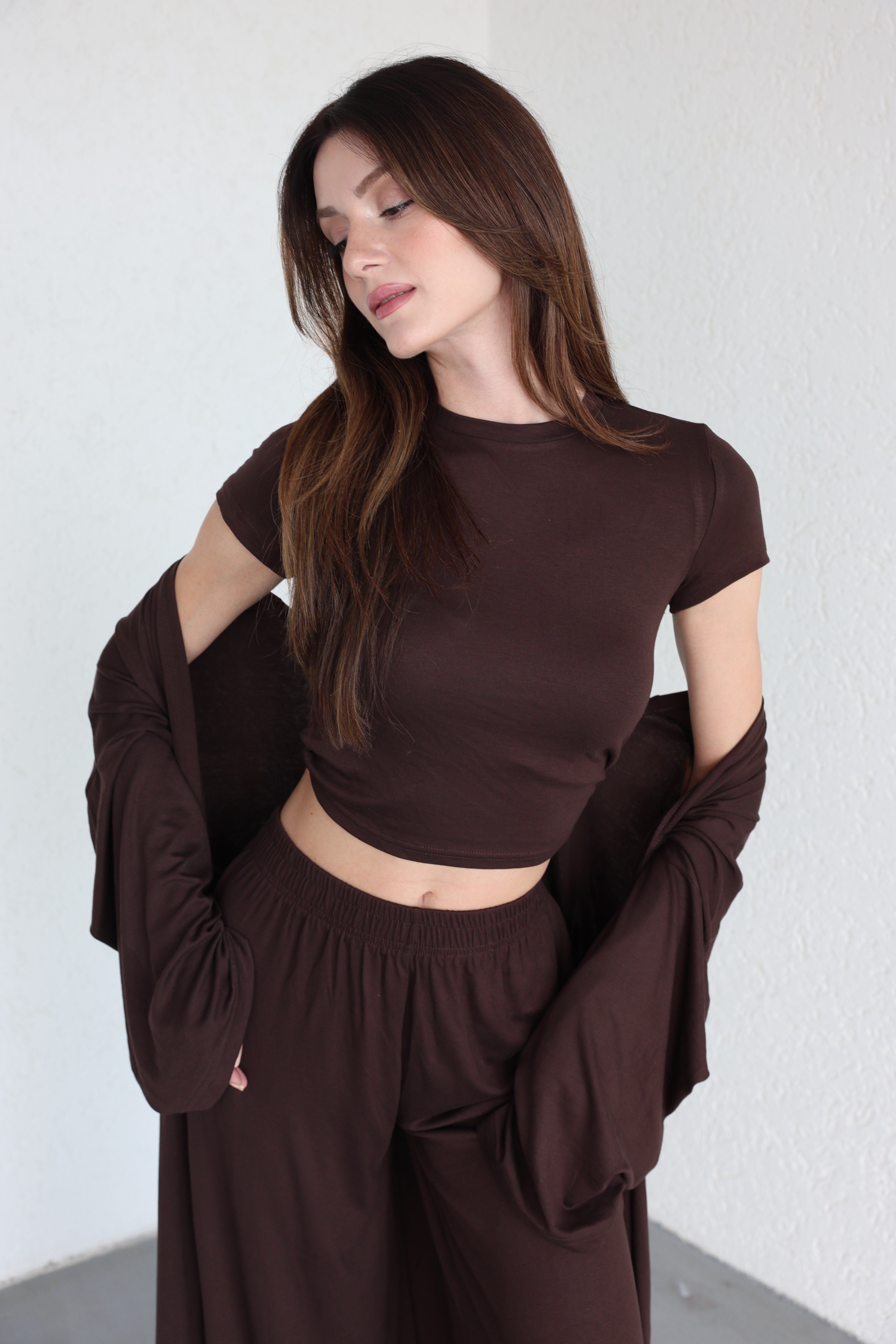Pantolon TakımKimono 3lü Plazzo Takım