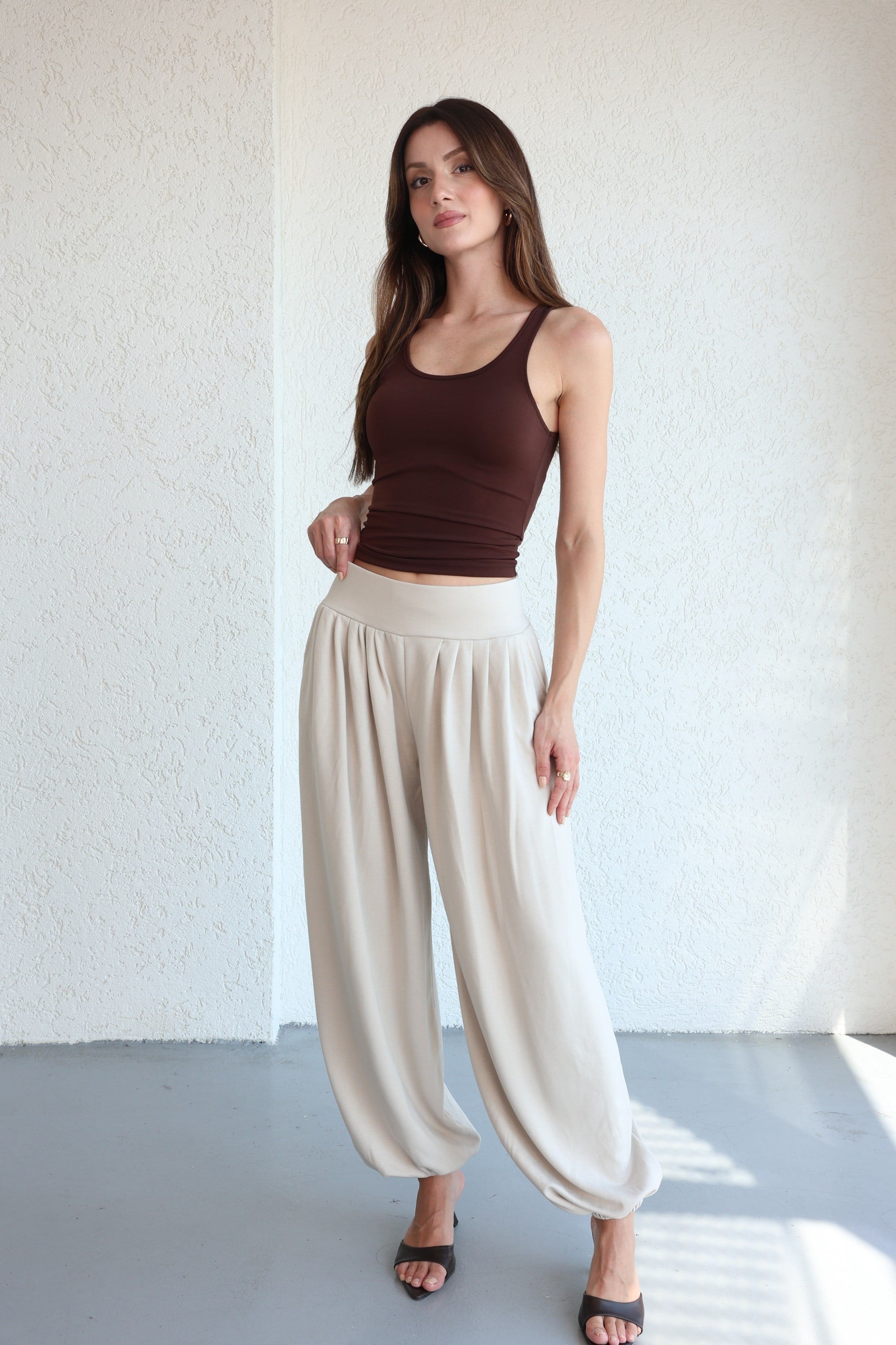 PantolonPile Detaylı Jogger Pantolon