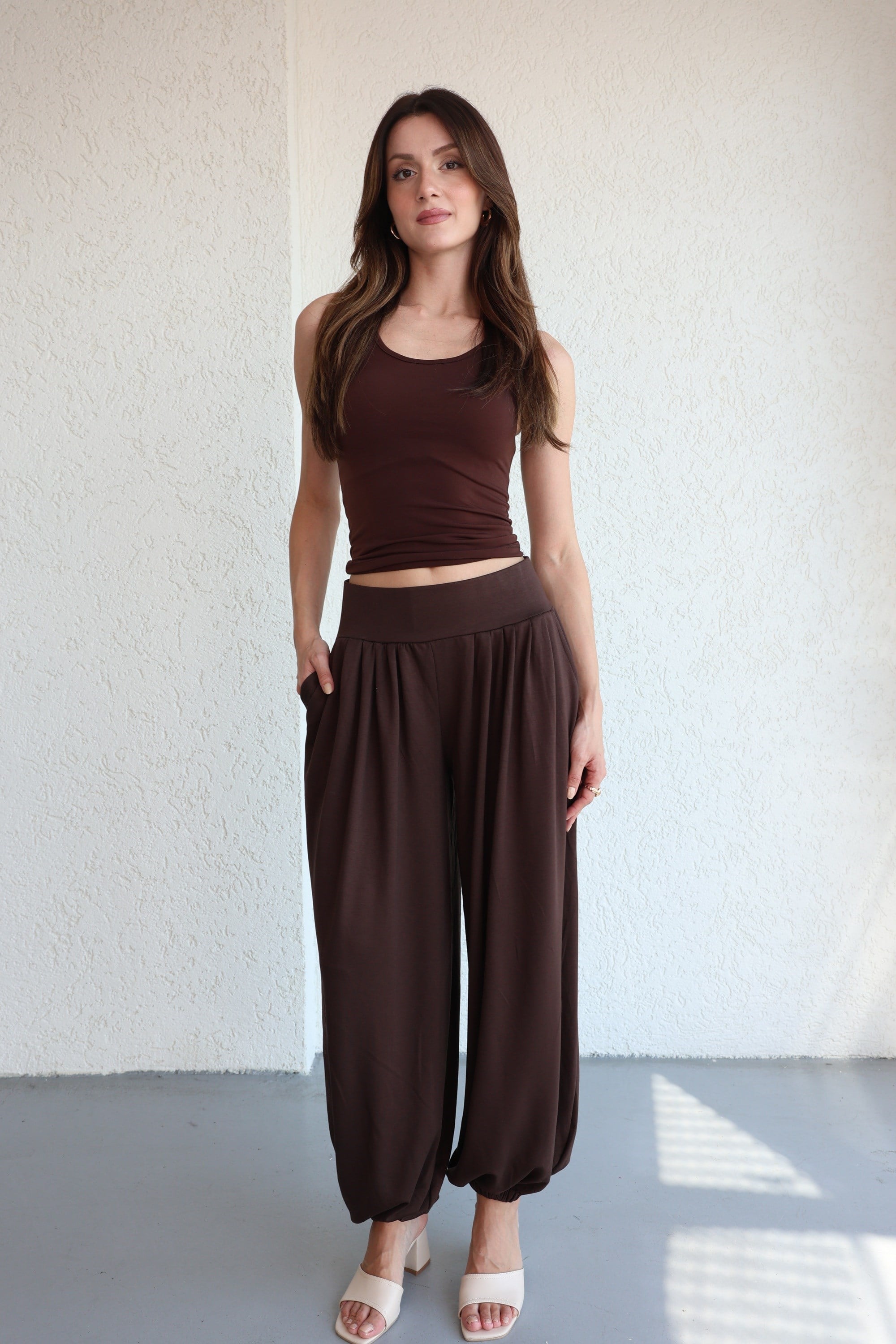 PantolonPile Detaylı Jogger Pantolon