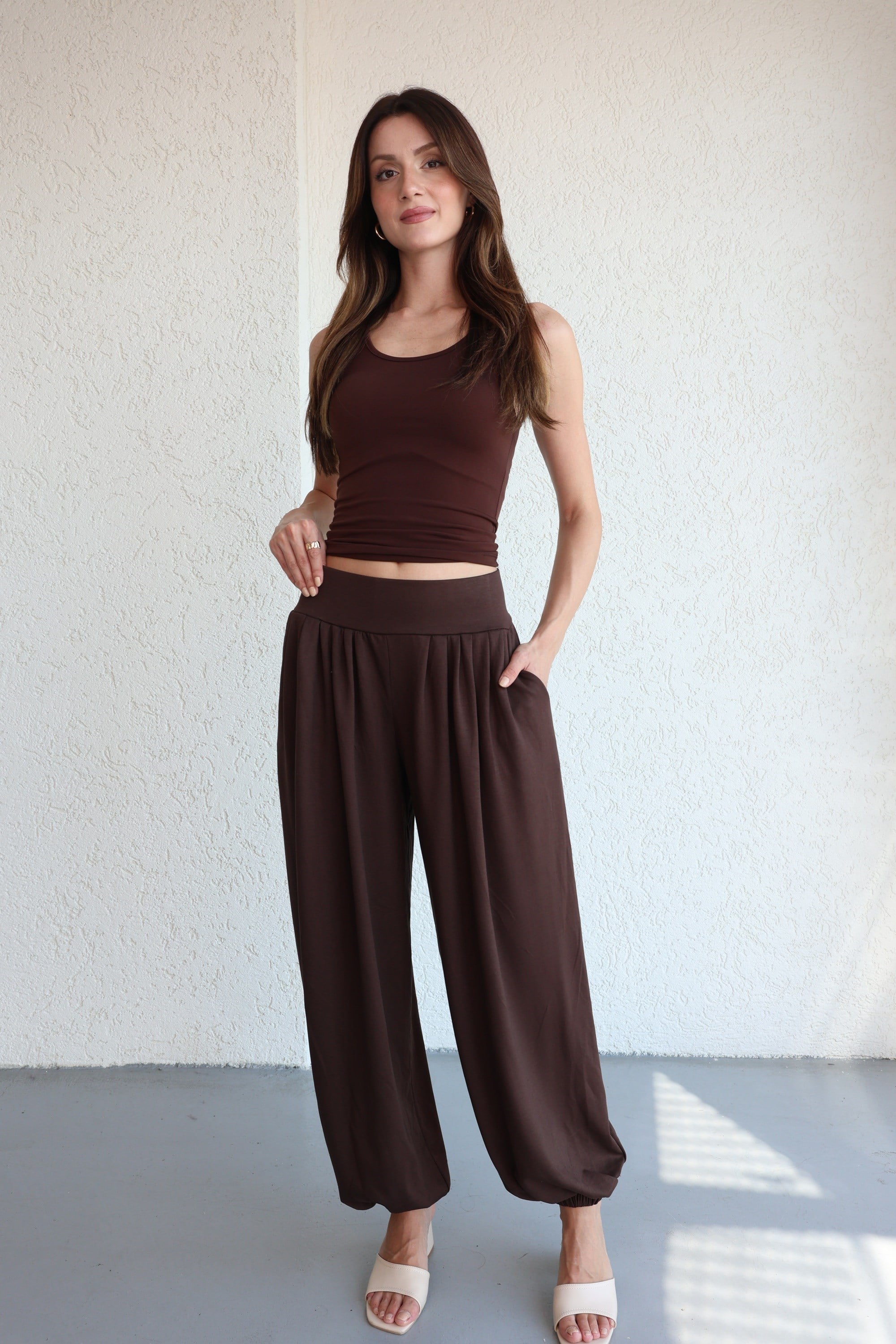 PantolonPile Detaylı Jogger Pantolon