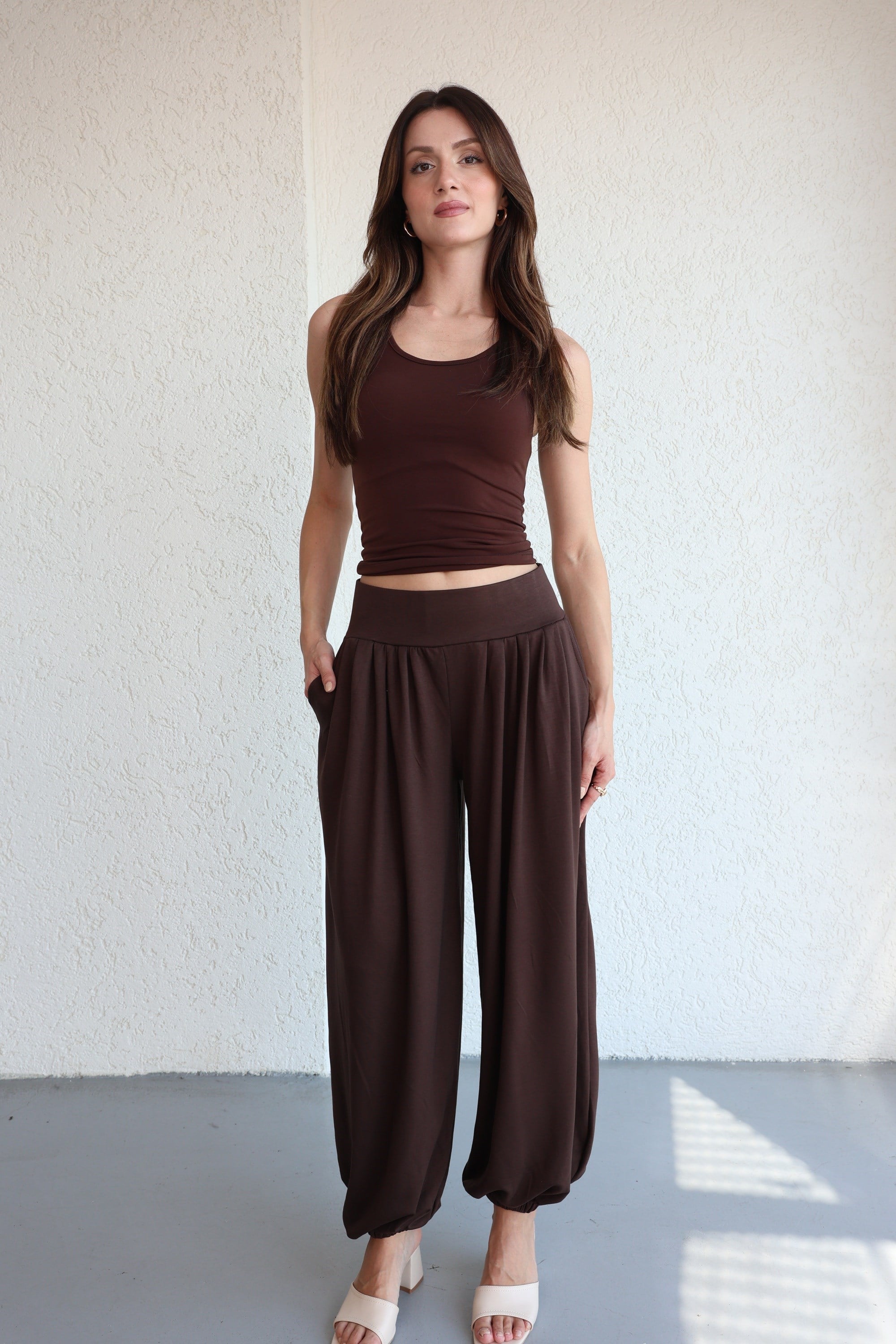 PantolonPile Detaylı Jogger Pantolon