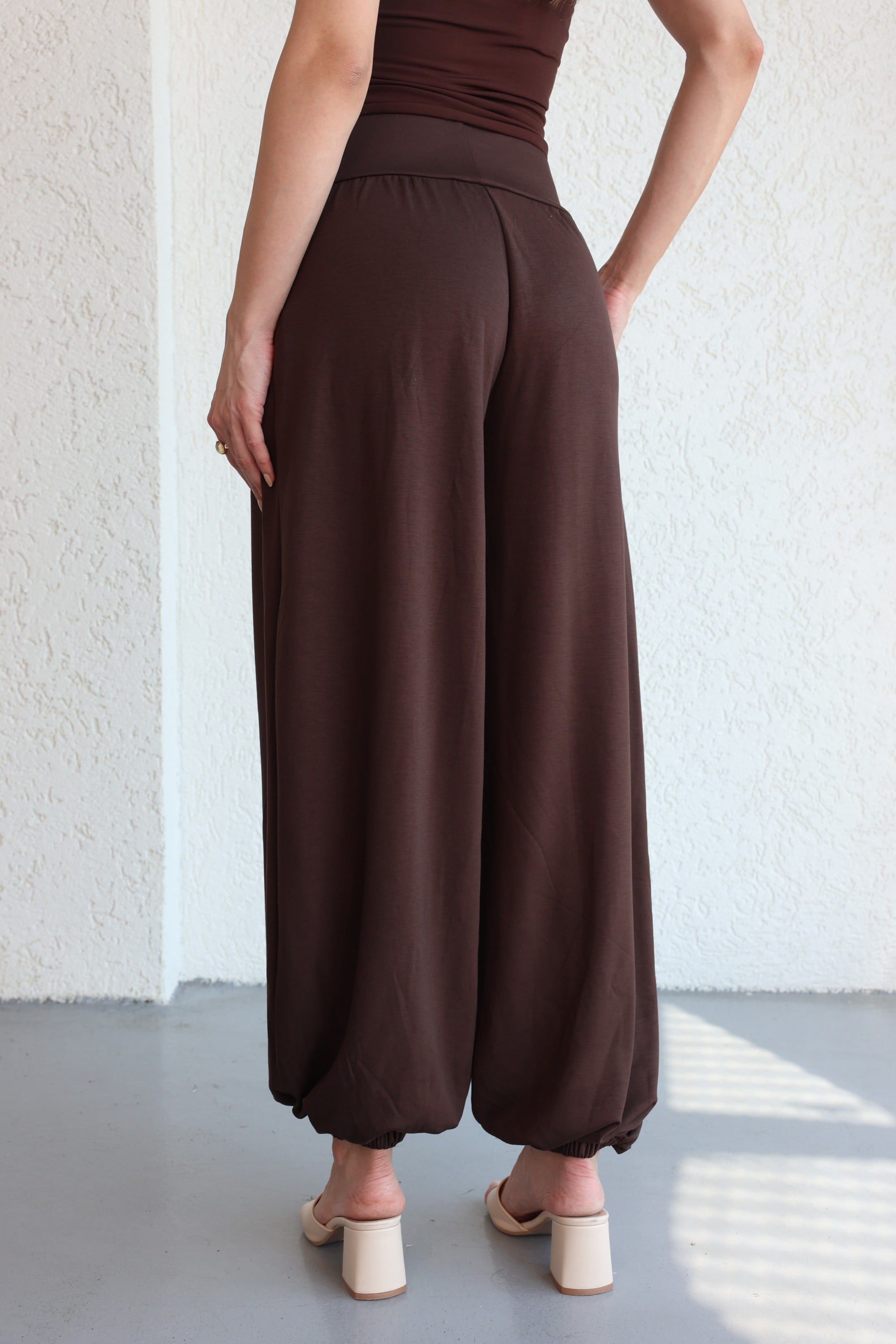 PantolonPile Detaylı Jogger Pantolon