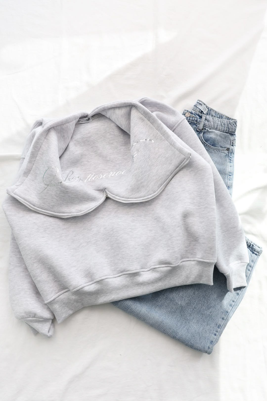 SweatKapşon Açılabilir  İçi Baskılı 3iplik Şardonlu Sweat