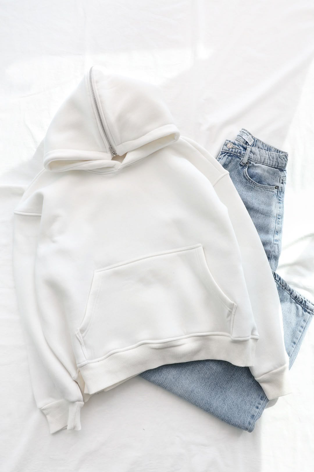 SweatKapşon Açılabilir  İçi Baskılı 3iplik Şardonlu Sweat