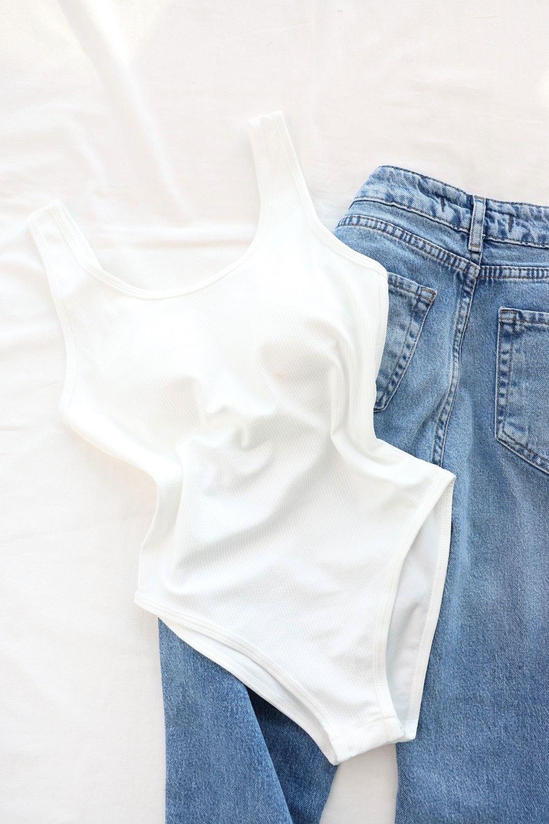 BodysuitFitilli Kaplı Çıtçıtlı Body