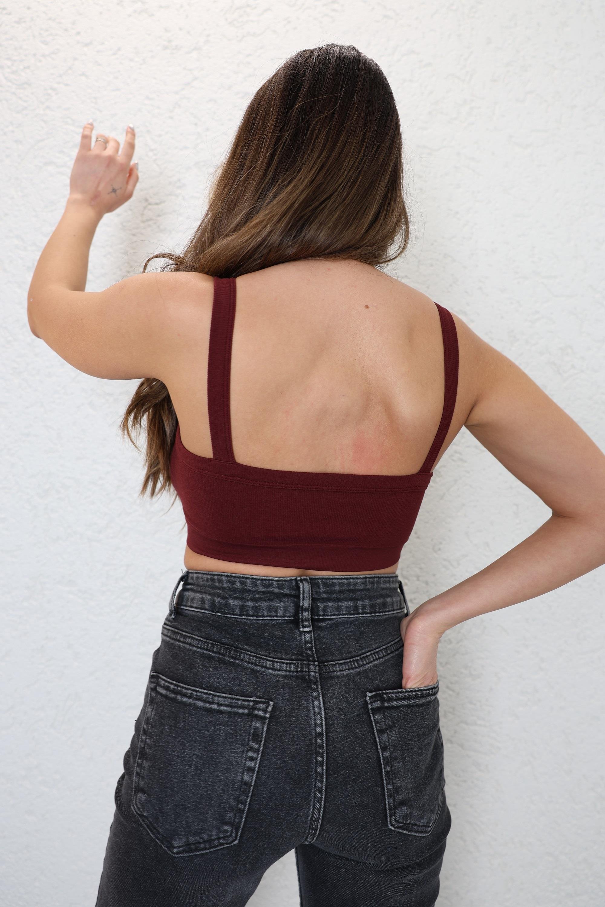 CroptopsDikişsiz Basic Büstiyer