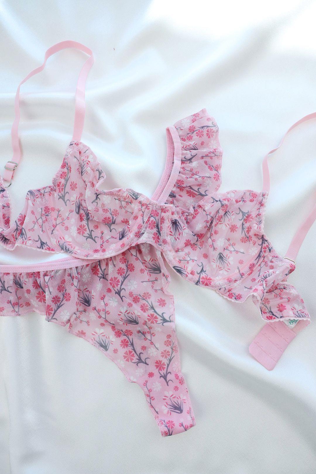 Sütyen TakımBalenli Tül Desenli Takım