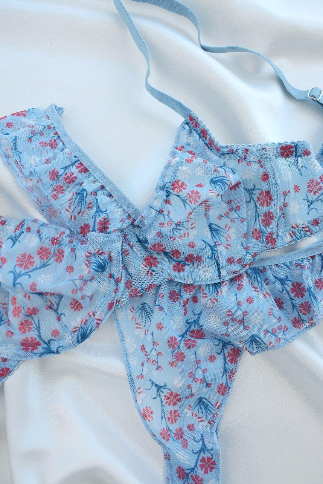 Sütyen TakımBalenli Tül Desenli Takım