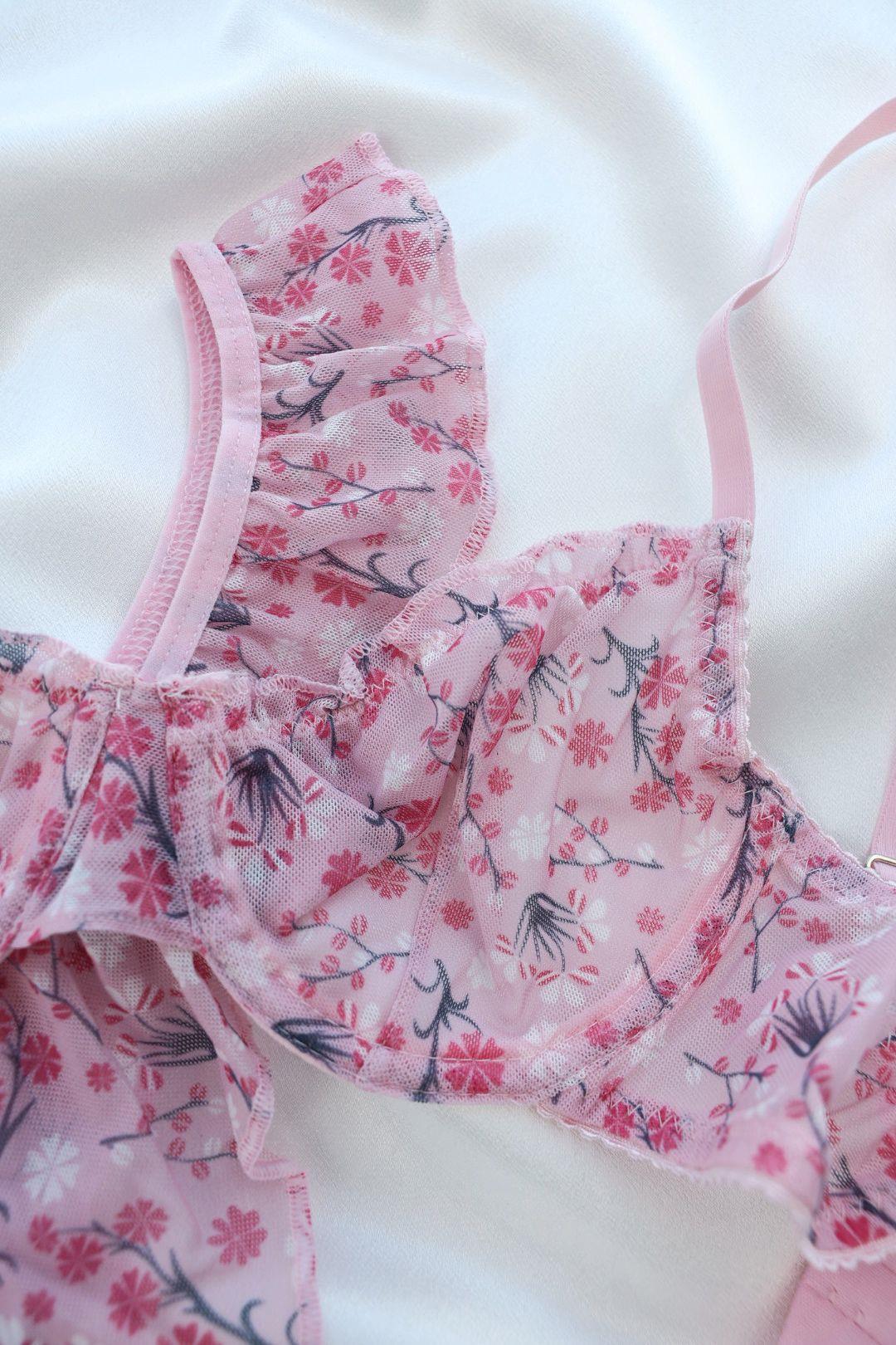 Sütyen TakımBalenli Tül Desenli Takım