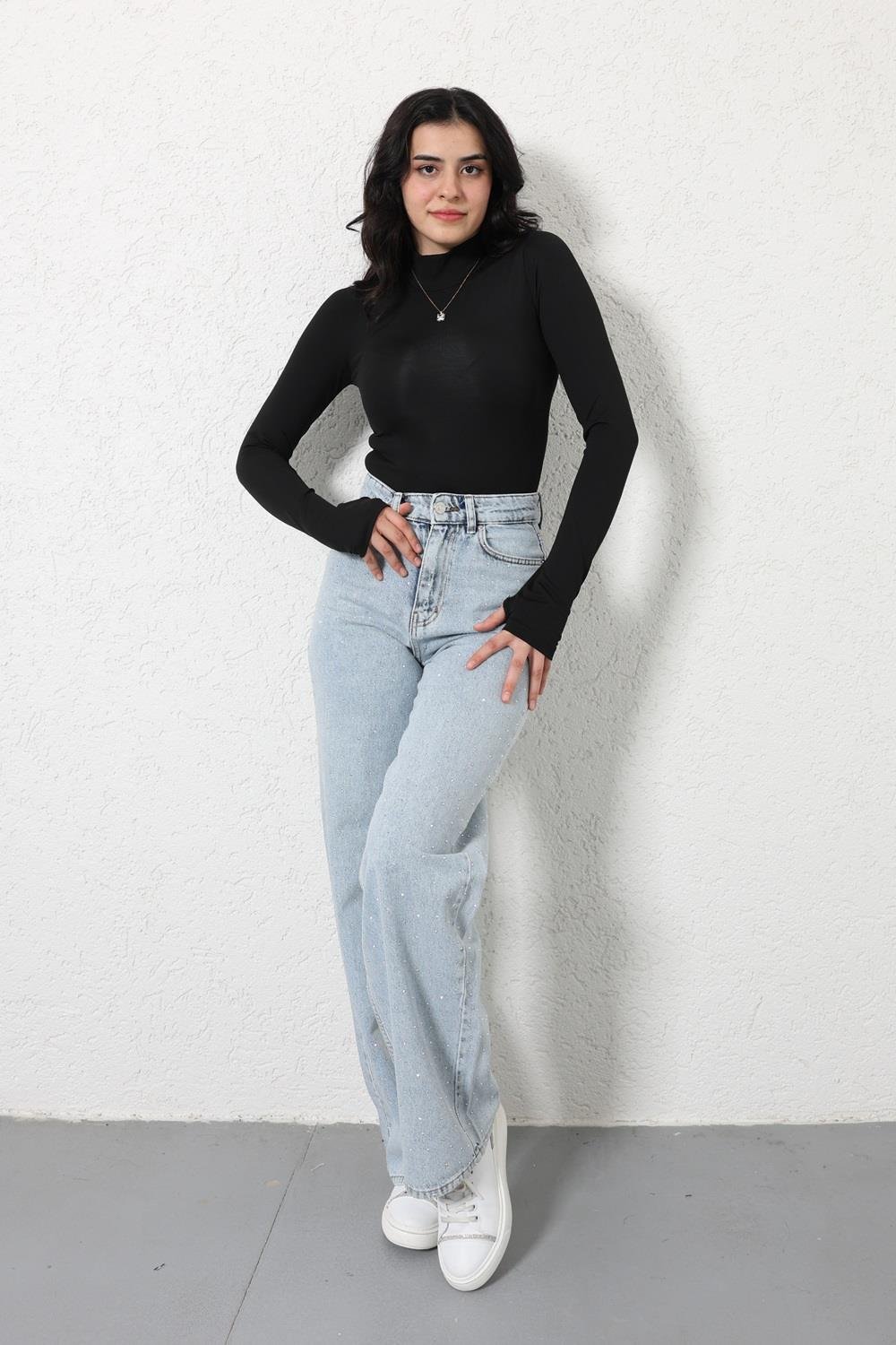 BodysuitBalıkçı Yaka Bodysuit